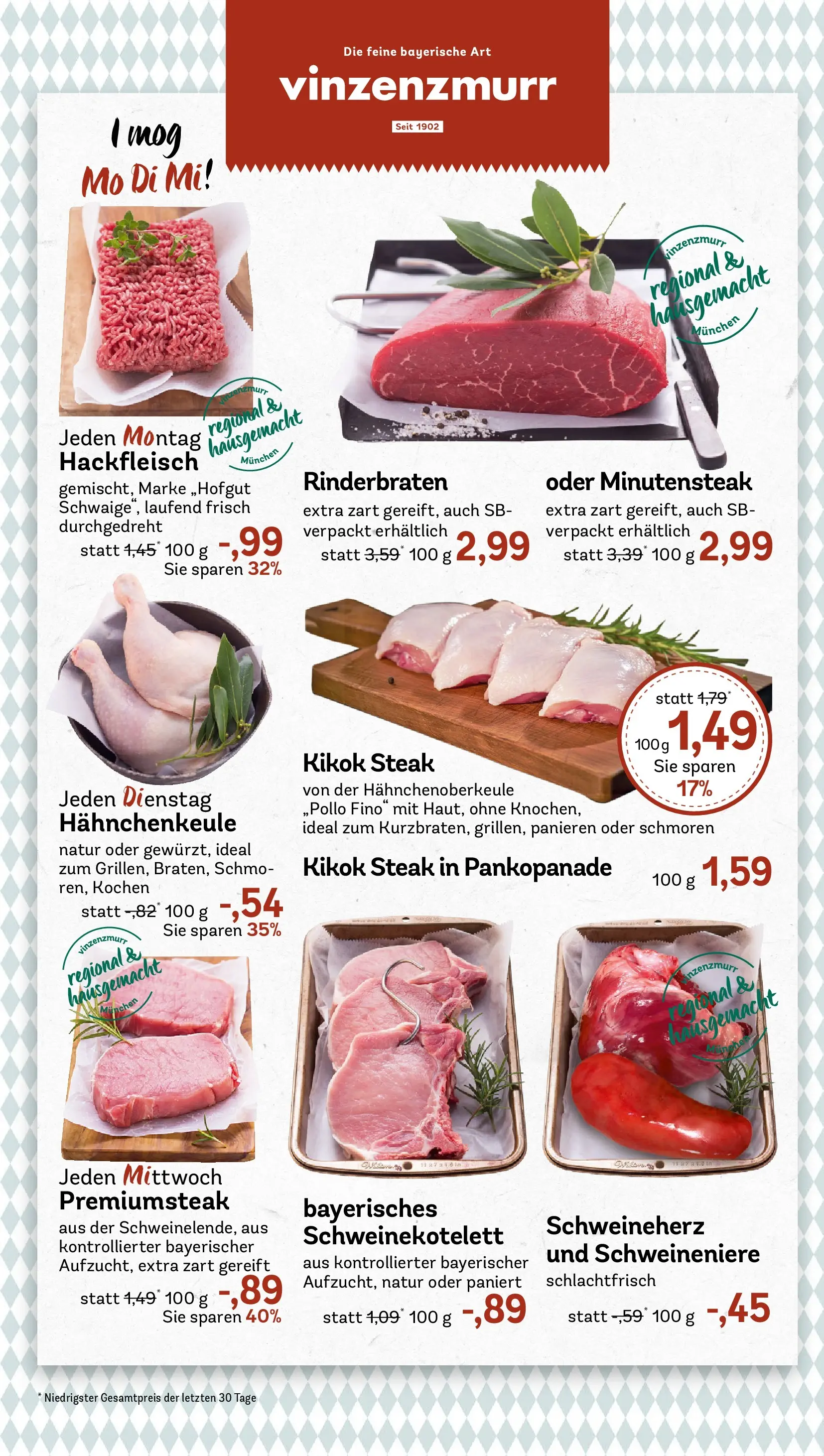 REWE Prospekt ab 16.02.2026 zum Blättern » Angebote | Seite: 12 | Produkte: Rinderbraten, Steak, Hackfleisch