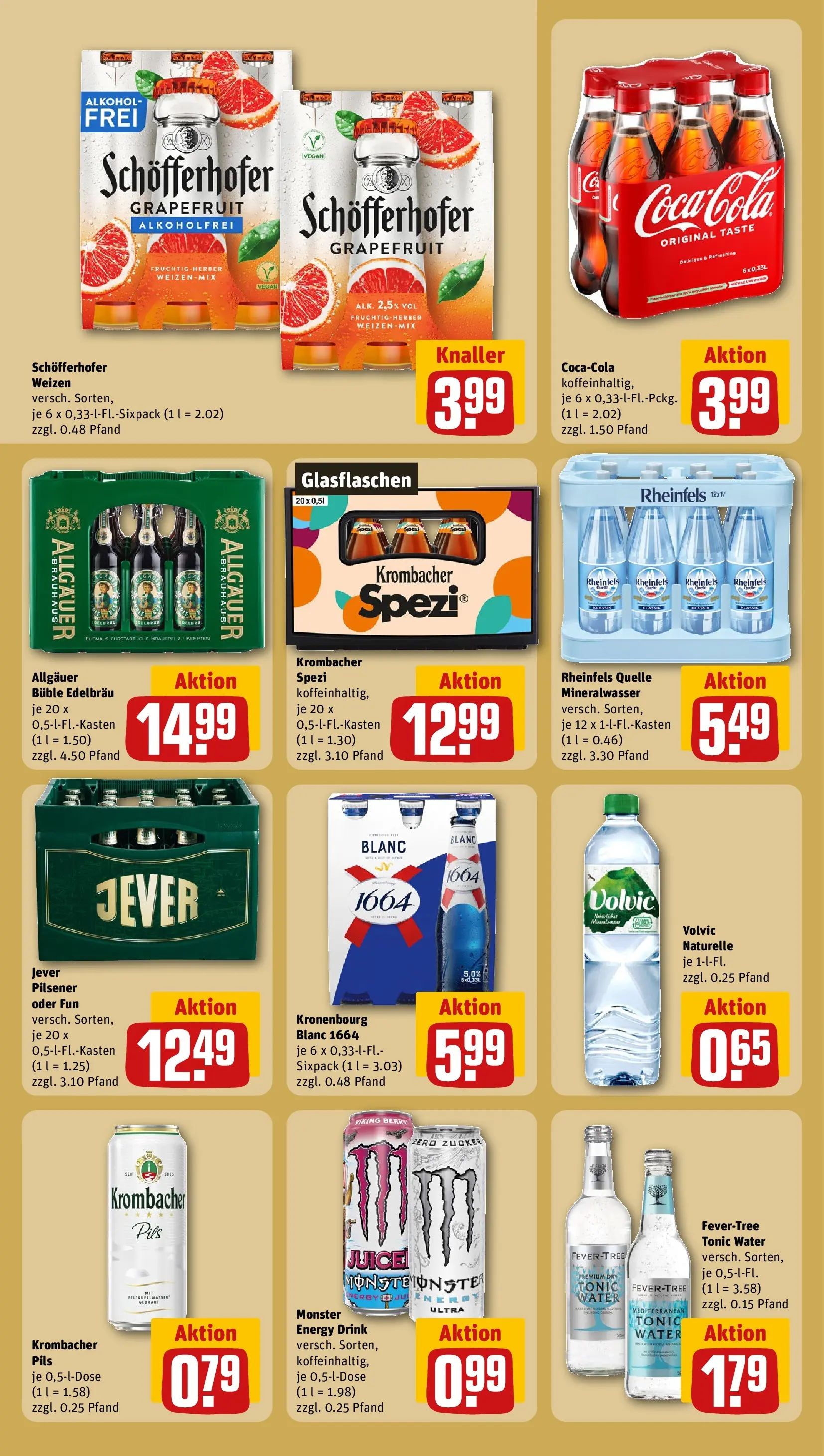 REWE Prospekt ab 16.02.2026 zum Blättern » Angebote | Seite: 20 | Produkte: Cola, Mineralwasser, Monster, Grapefruit