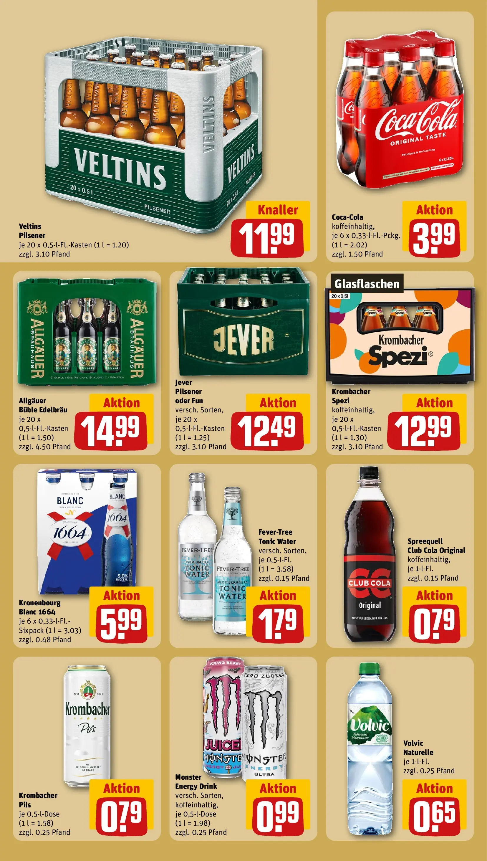 REWE Prospekt ab 16.02.2026 zum Blättern » Angebote | Seite: 24 | Produkte: Energy, Monster, Krombacher, Volvic