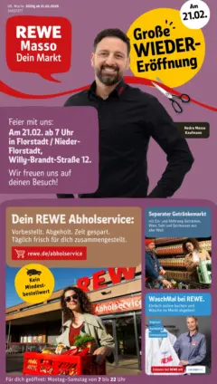 Rewe prospekt Florstadt / Nieder-Florstadt	 ab 16.02.2026 gültig