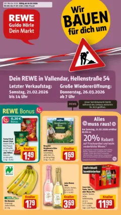 Rewe prospekt Vallendar	 ab 16.02.2026 gültig
