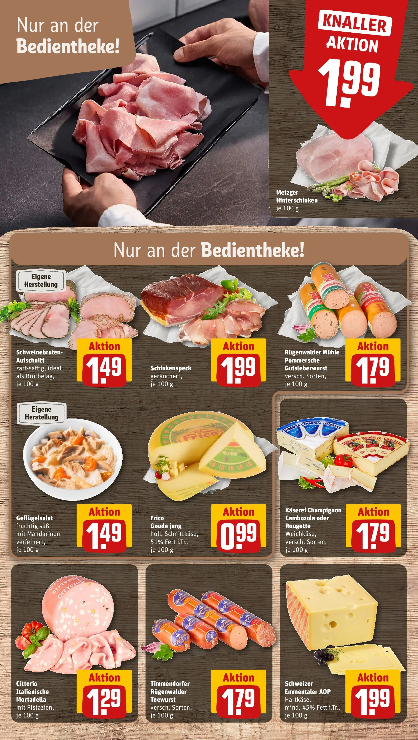 REWE Prospekt ab 16.02.2026 zum Blättern » Angebote | Seite: 15 | Produkte: Mühle, Gouda, Mandarinen, Rouge