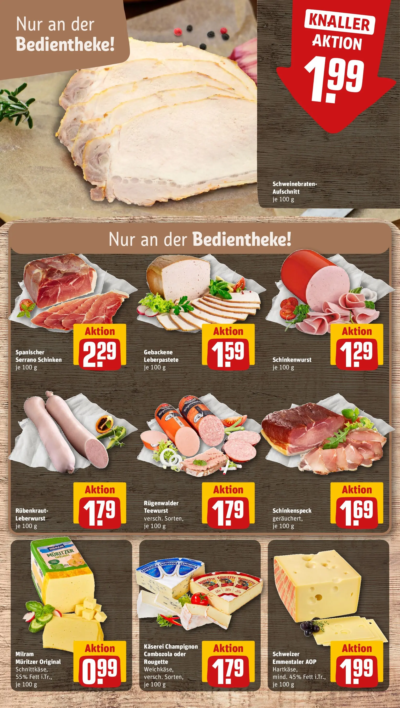 REWE Prospekt ab 16.02.2026 zum Blättern » Angebote | Seite: 15 | Produkte: Milram, Serrano schinken, Schinken