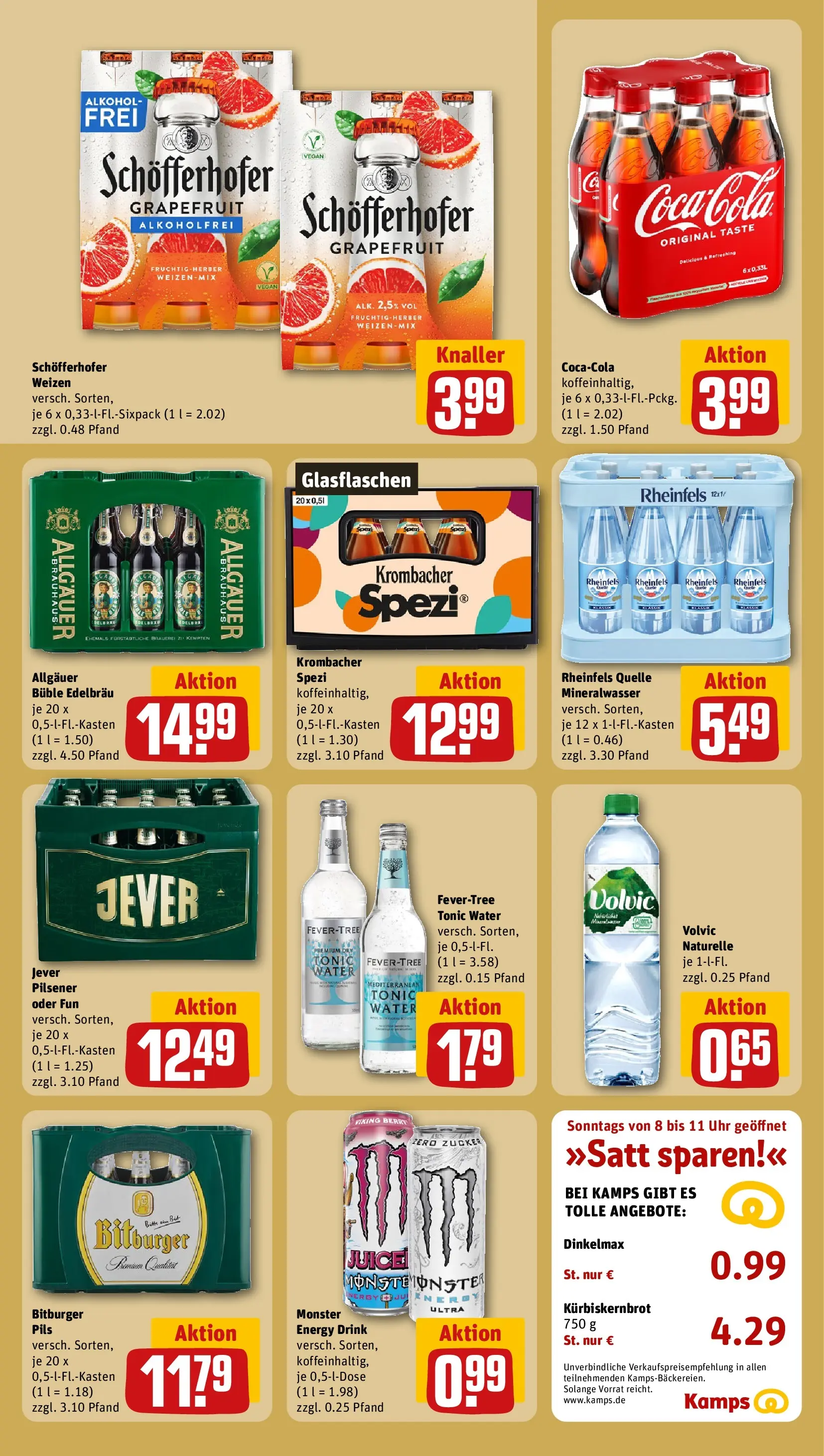 REWE Prospekt ab 16.02.2026 zum Blättern » Angebote | Seite: 20 | Produkte: Bitburger, Mineralwasser, Jever, Rheinfels quelle