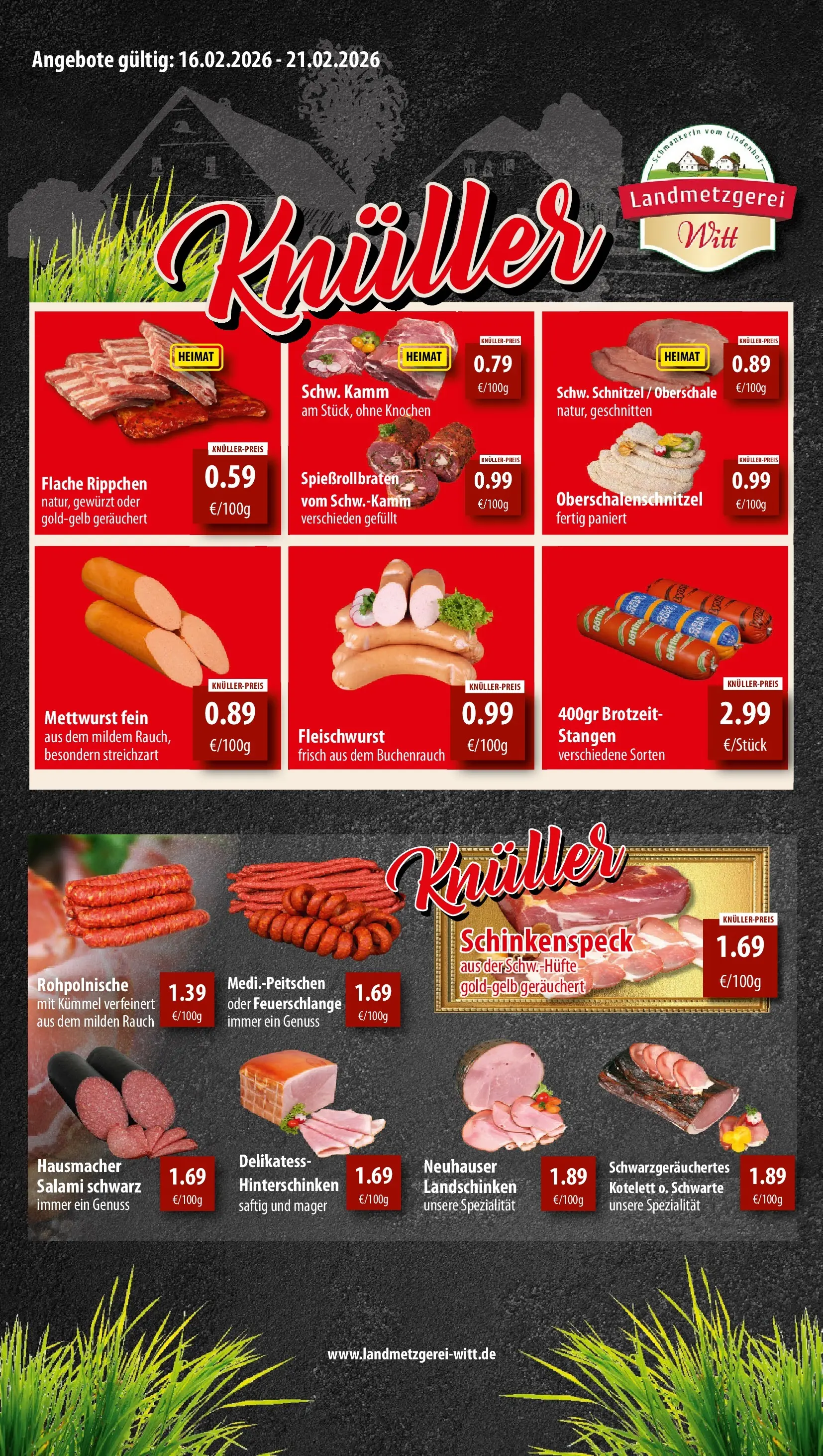 REWE Prospekt ab 16.02.2026 zum Blättern » Angebote | Seite: 12 | Produkte: Schnitzel, Salami