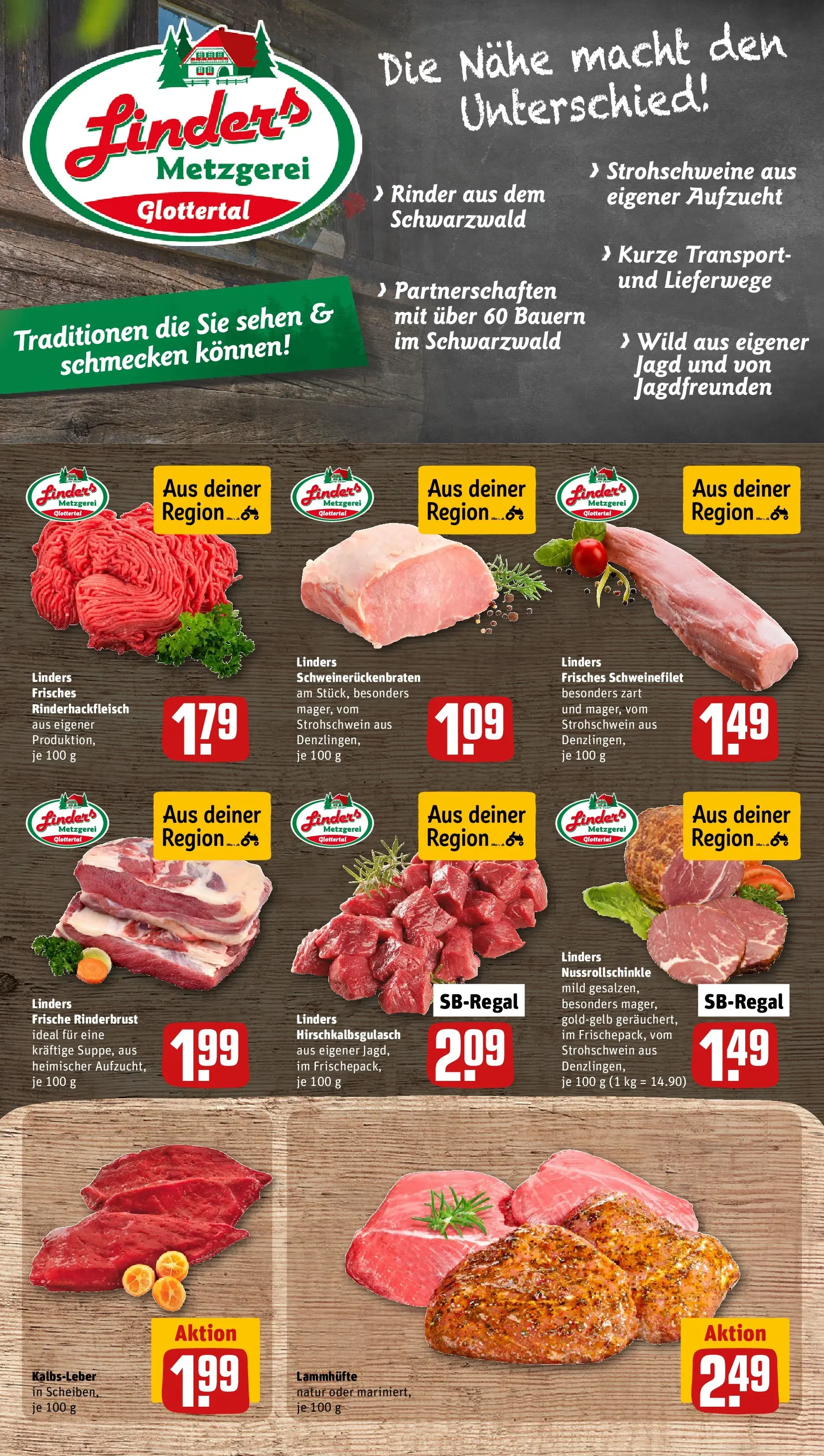 REWE Prospekt ab 16.02.2026 zum Blättern » Angebote | Seite: 12 | Produkte: Kalbsleber, Schweinefilet