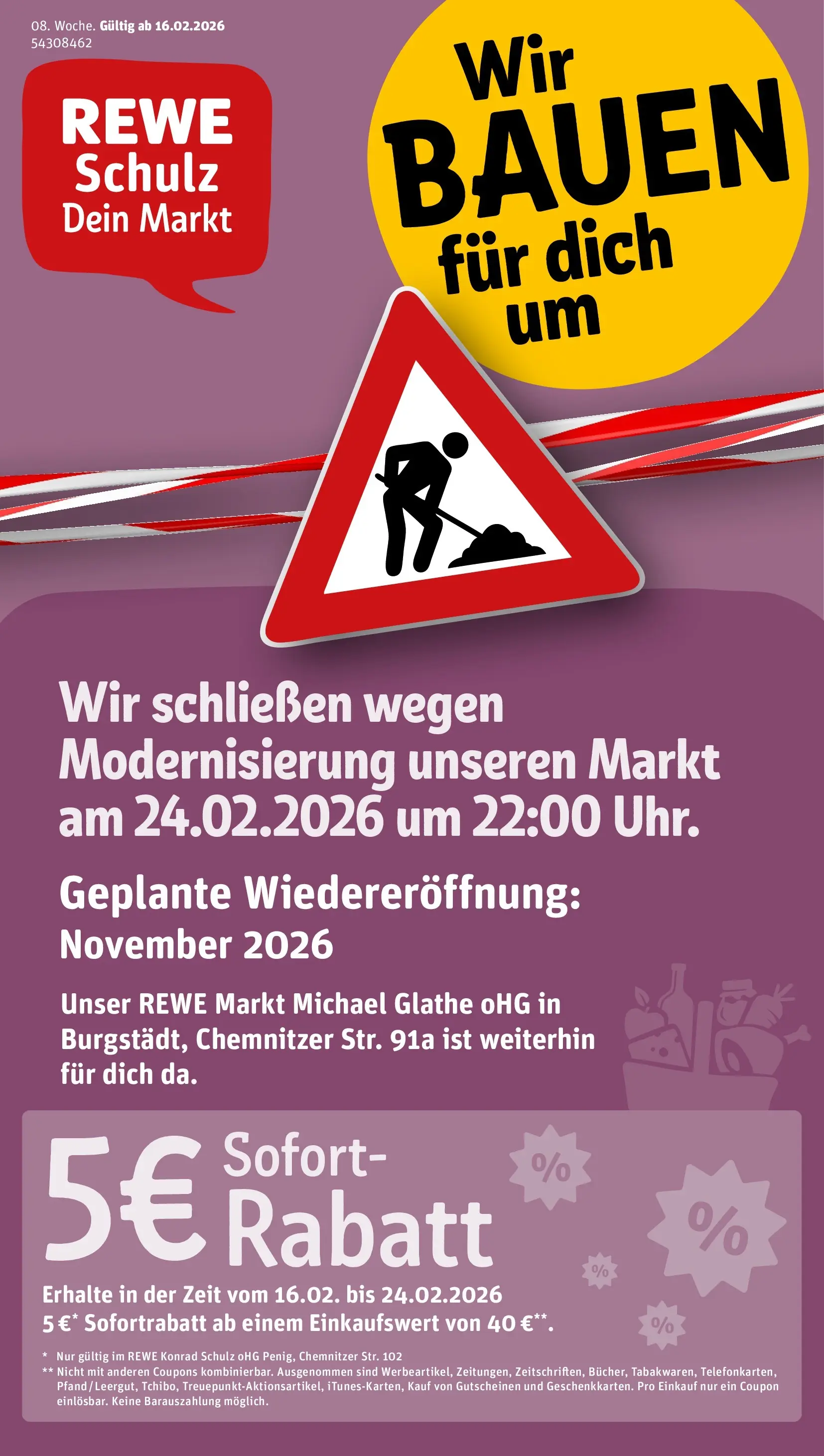 REWE Prospekt ab 16.02.2026 zum Blättern » Angebote | Seite: 1