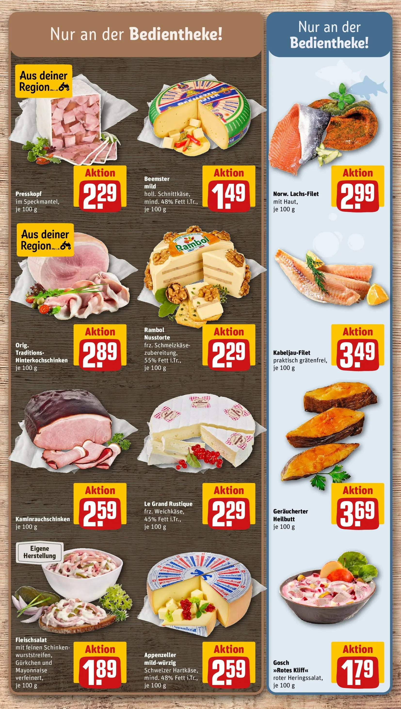 REWE Prospekt ab 16.02.2026 zum Blättern » Angebote | Seite: 15 | Produkte: Mayonnaise, Schinken