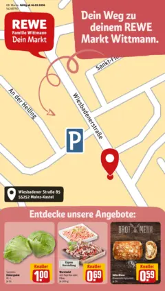 Rewe prospekt Wiesbaden / Mainz-Kastel	 ab 16.02.2026 gültig