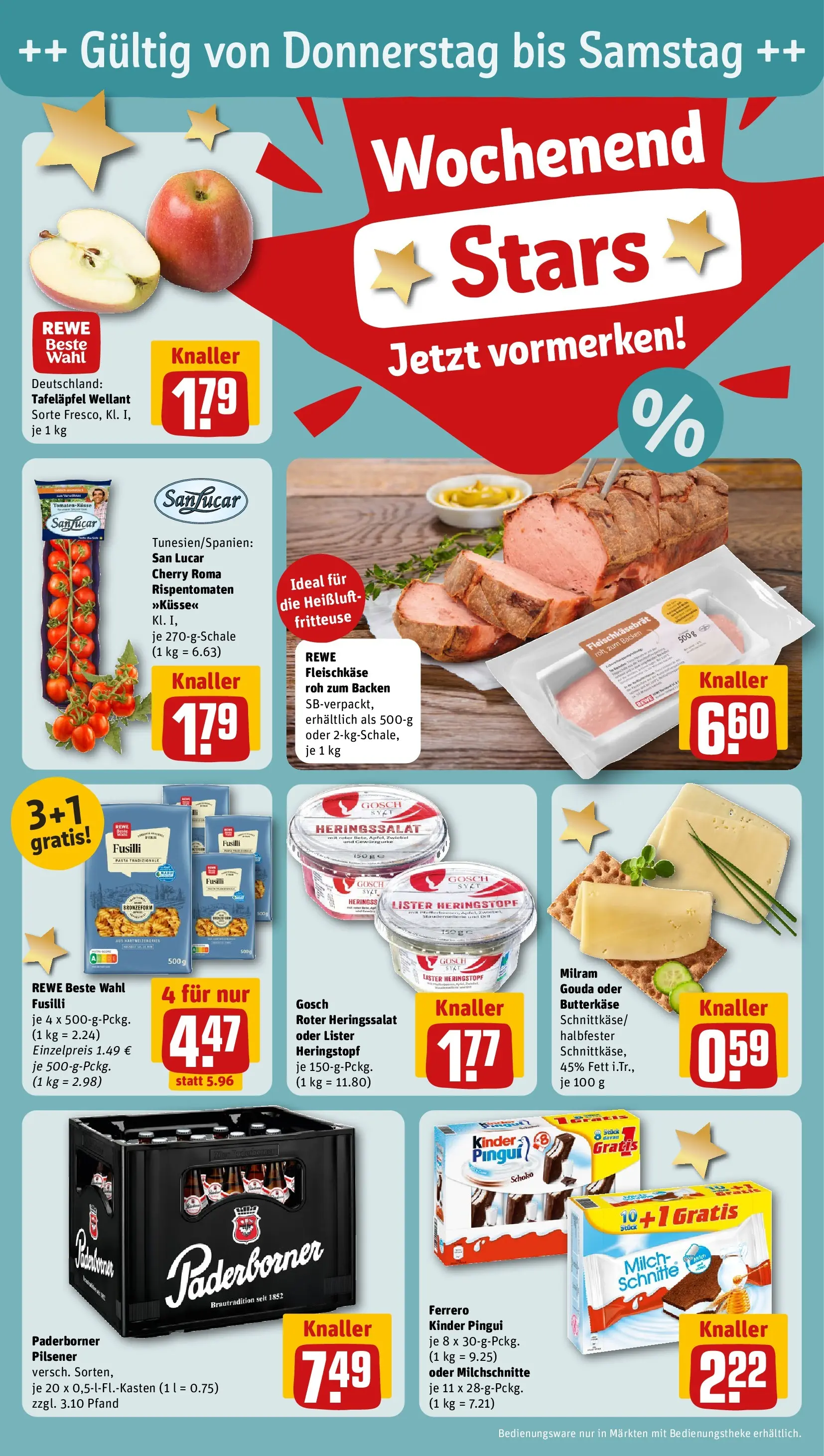 REWE Prospekt ab 16.02.2026 zum Blättern » Angebote | Seite: 29 | Produkte: Milch, Gouda, Grat, Pasta