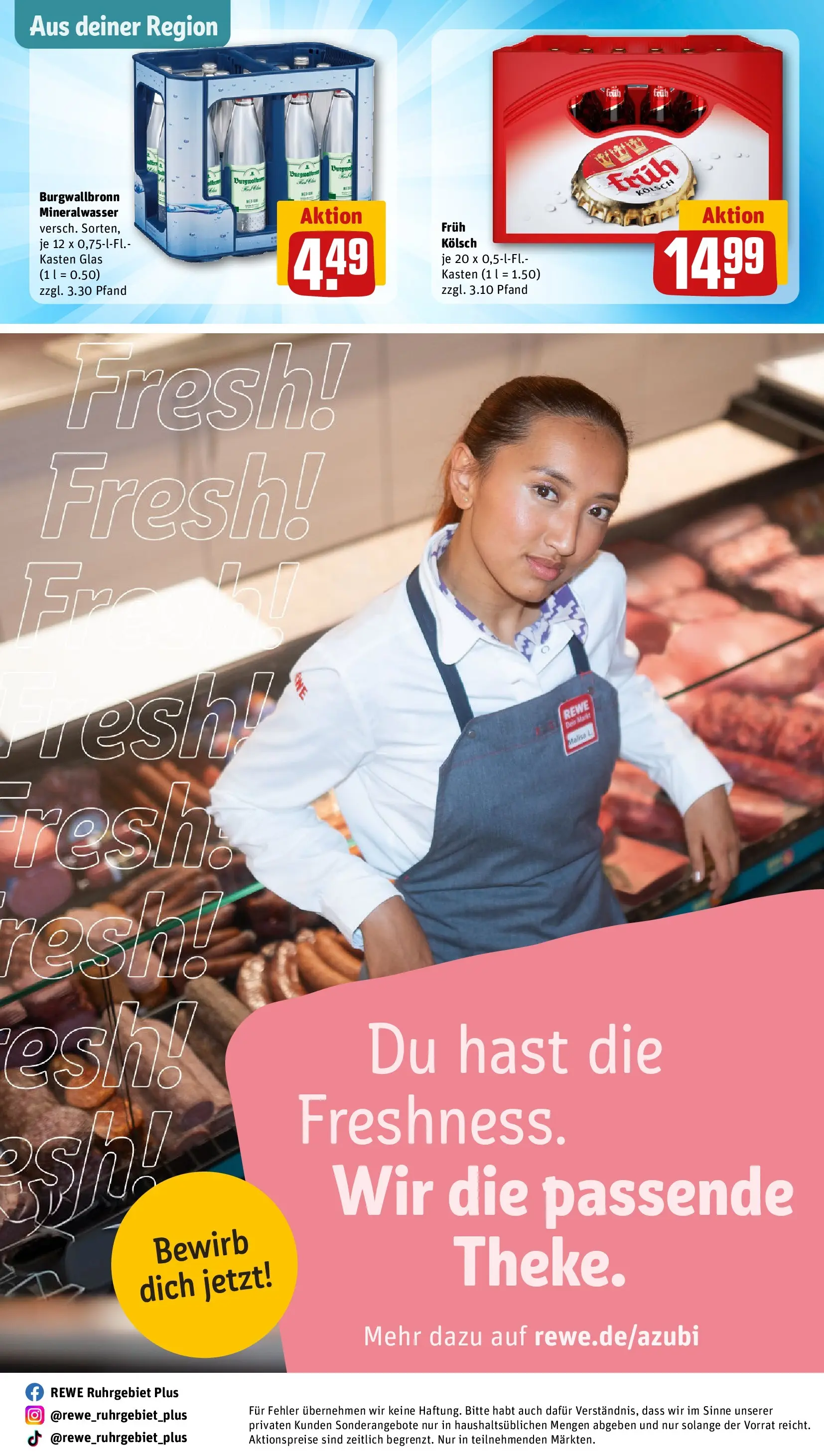 REWE Prospekt ab 16.02.2026 zum Blättern » Angebote | Seite: 31 | Produkte: Mineralwasser