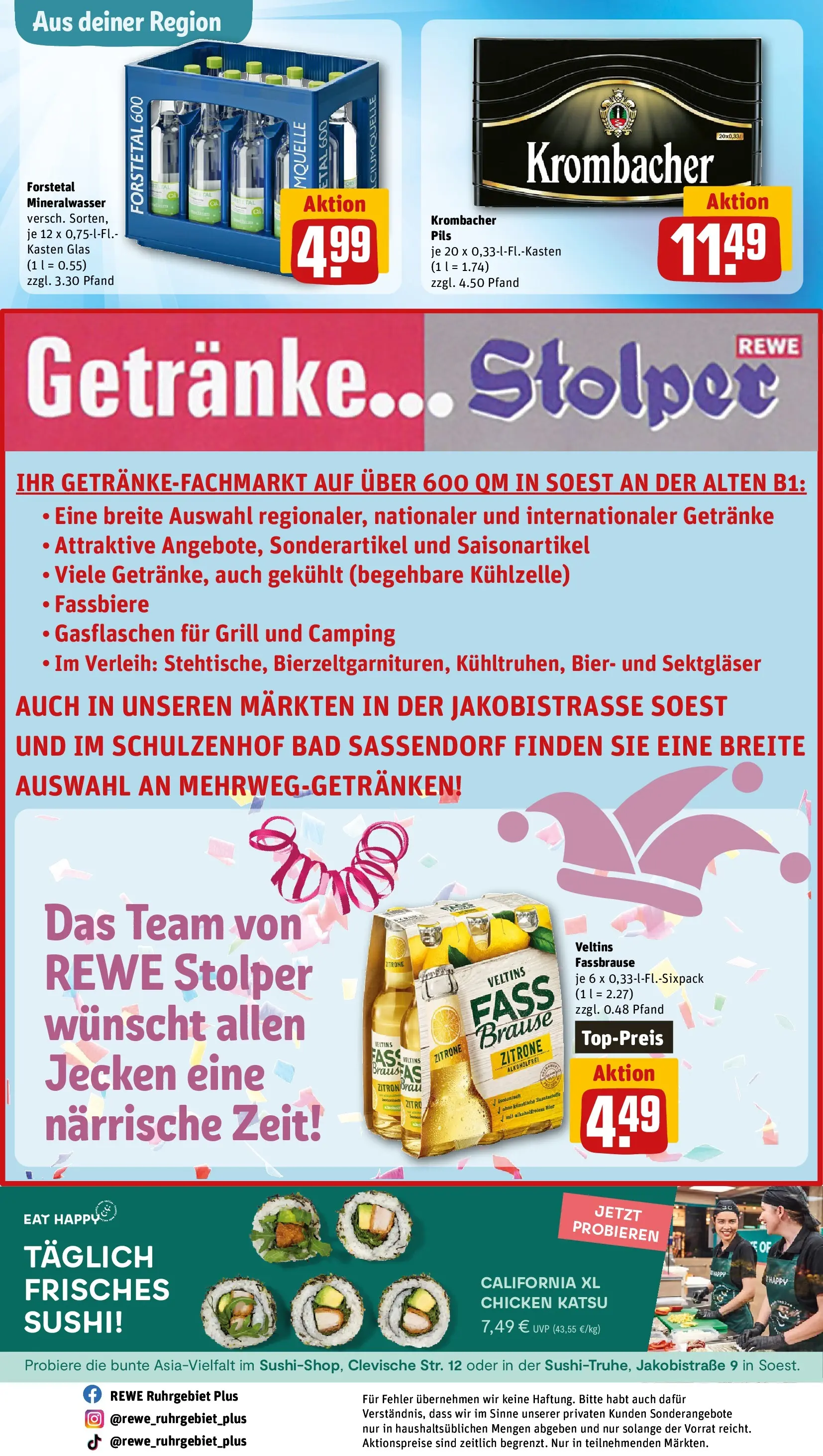 REWE Prospekt ab 16.02.2026 zum Blättern » Angebote | Seite: 30 | Produkte: Bad, Pils, Krombacher, Veltins