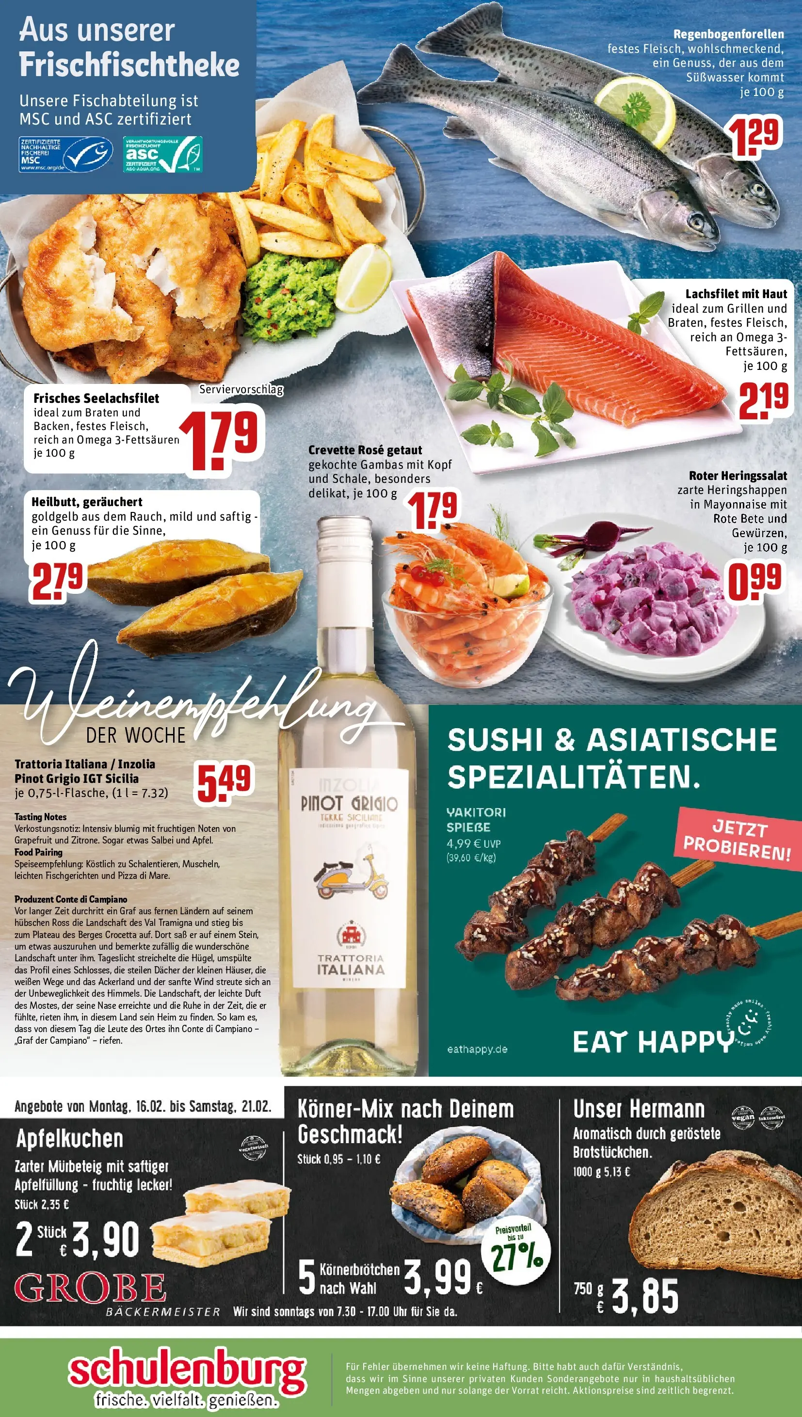 REWE Prospekt ab 16.02.2026 zum Blättern » Angebote | Seite: 31 | Produkte: Duft, Spieße, Pizza, Uhr