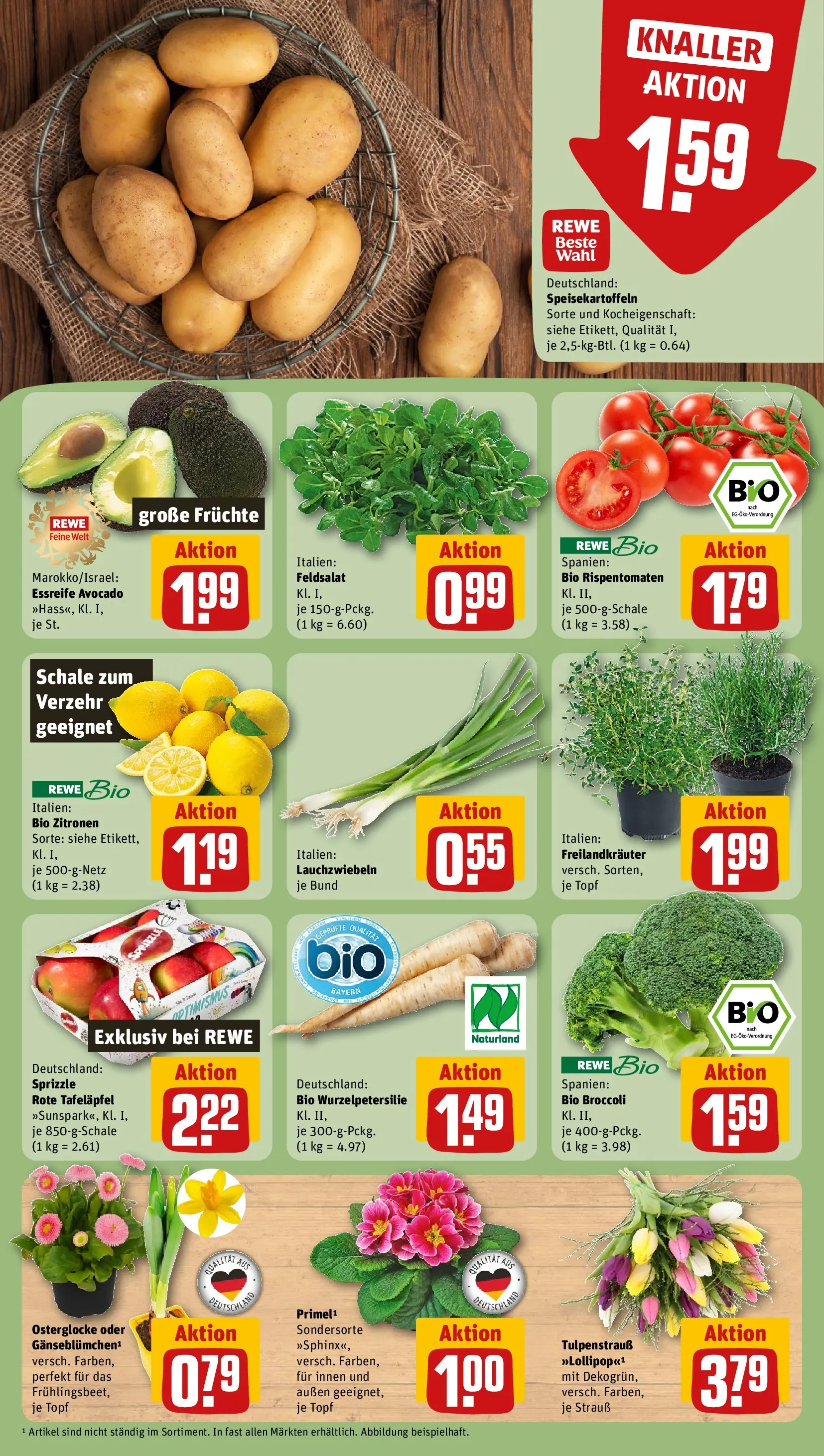 REWE Prospekt ab 16.02.2026 zum Blättern » Angebote | Seite: 9 | Produkte: Avocado, Zitronen