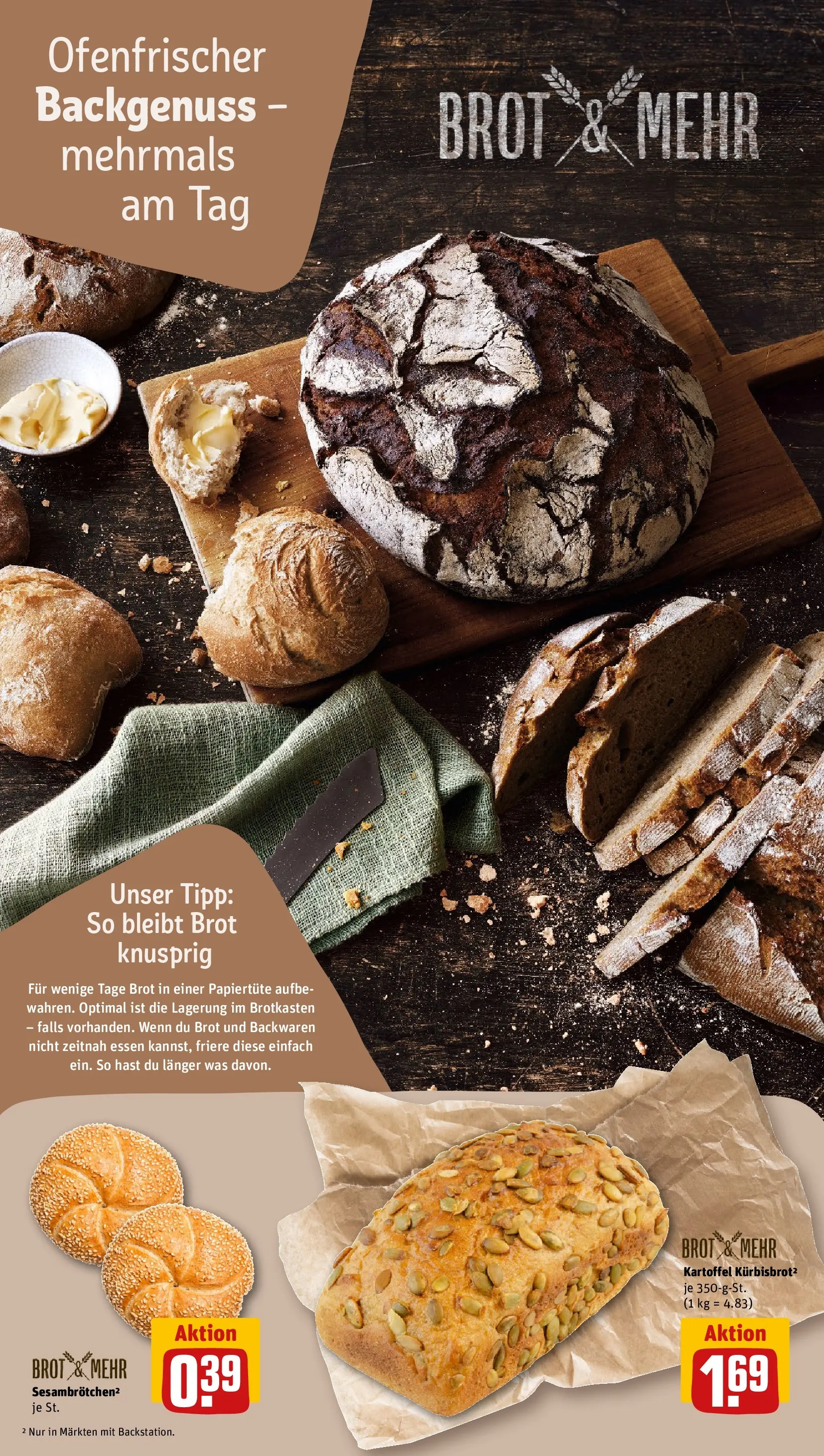 REWE Prospekt ab 16.02.2026 zum Blättern » Angebote | Seite: 13 | Produkte: Brot