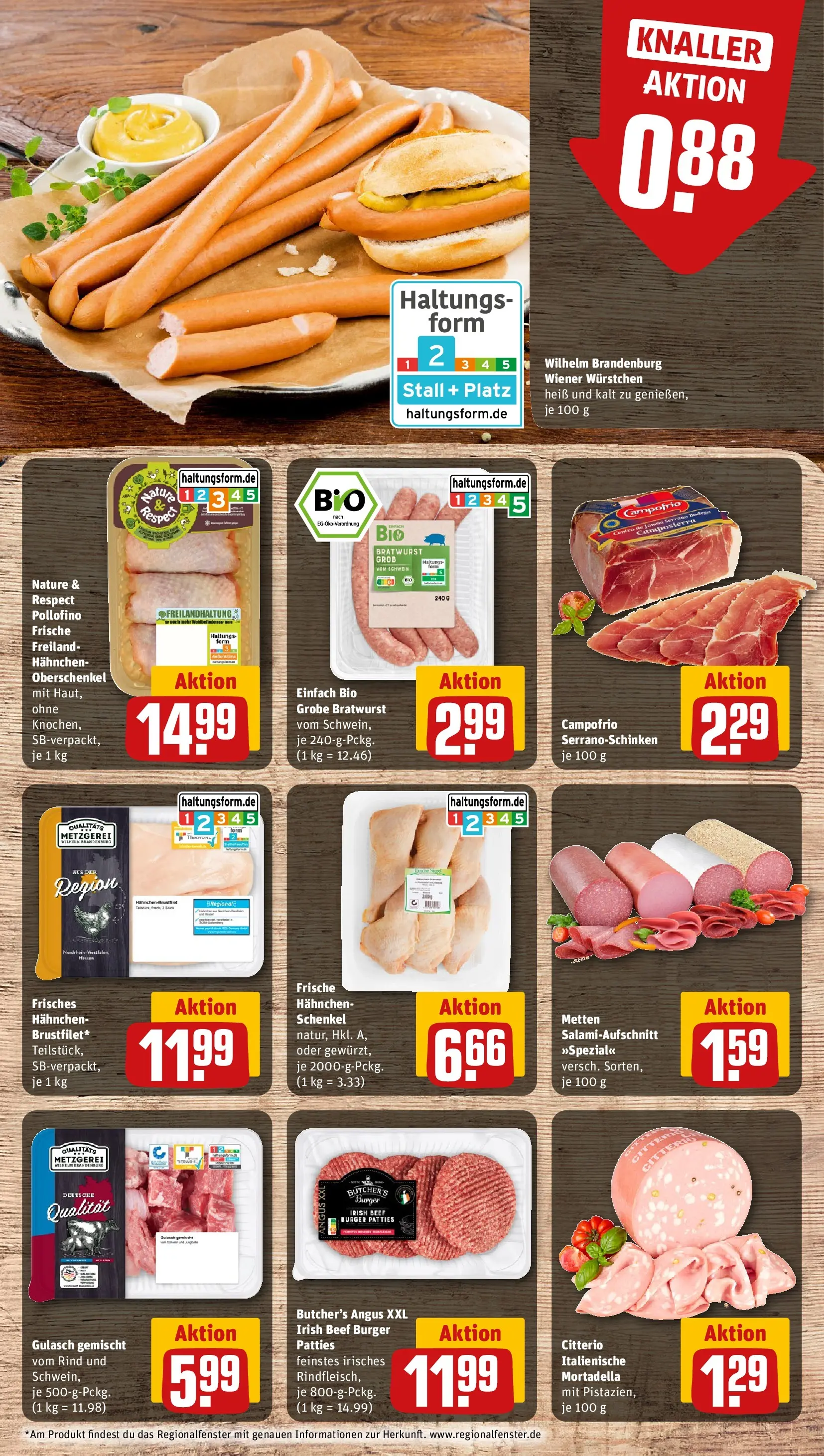 REWE Prospekt ab 16.02.2026 zum Blättern » Angebote | Seite: 12 | Produkte: Wiener wurstchen, Bratwurst, Burger, Salami