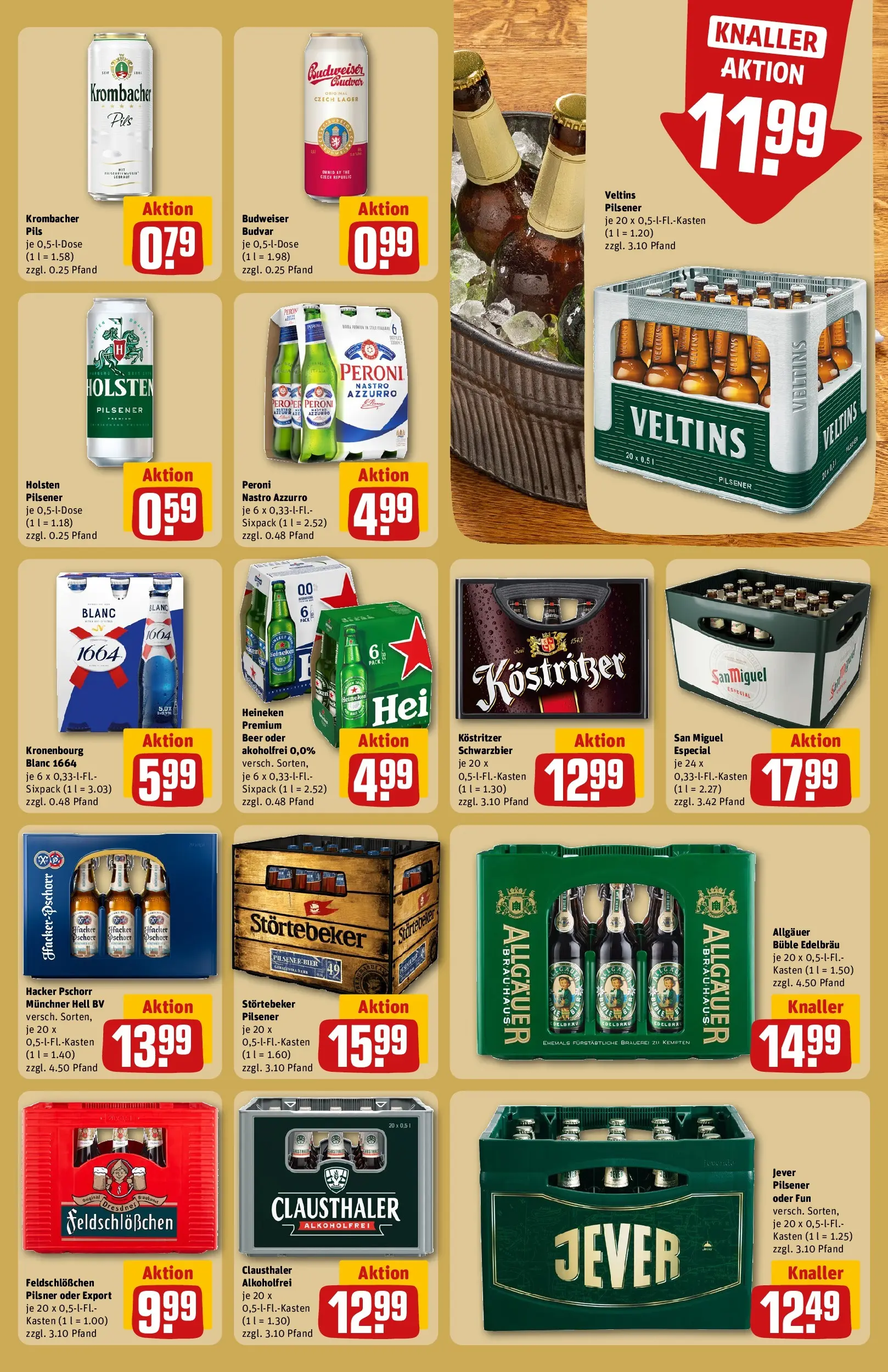 REWE Prospekt ab 16.02.2026 zum Blättern » Angebote | Seite: 21 | Produkte: Kostritzer, Heineken, Jever, Krombacher