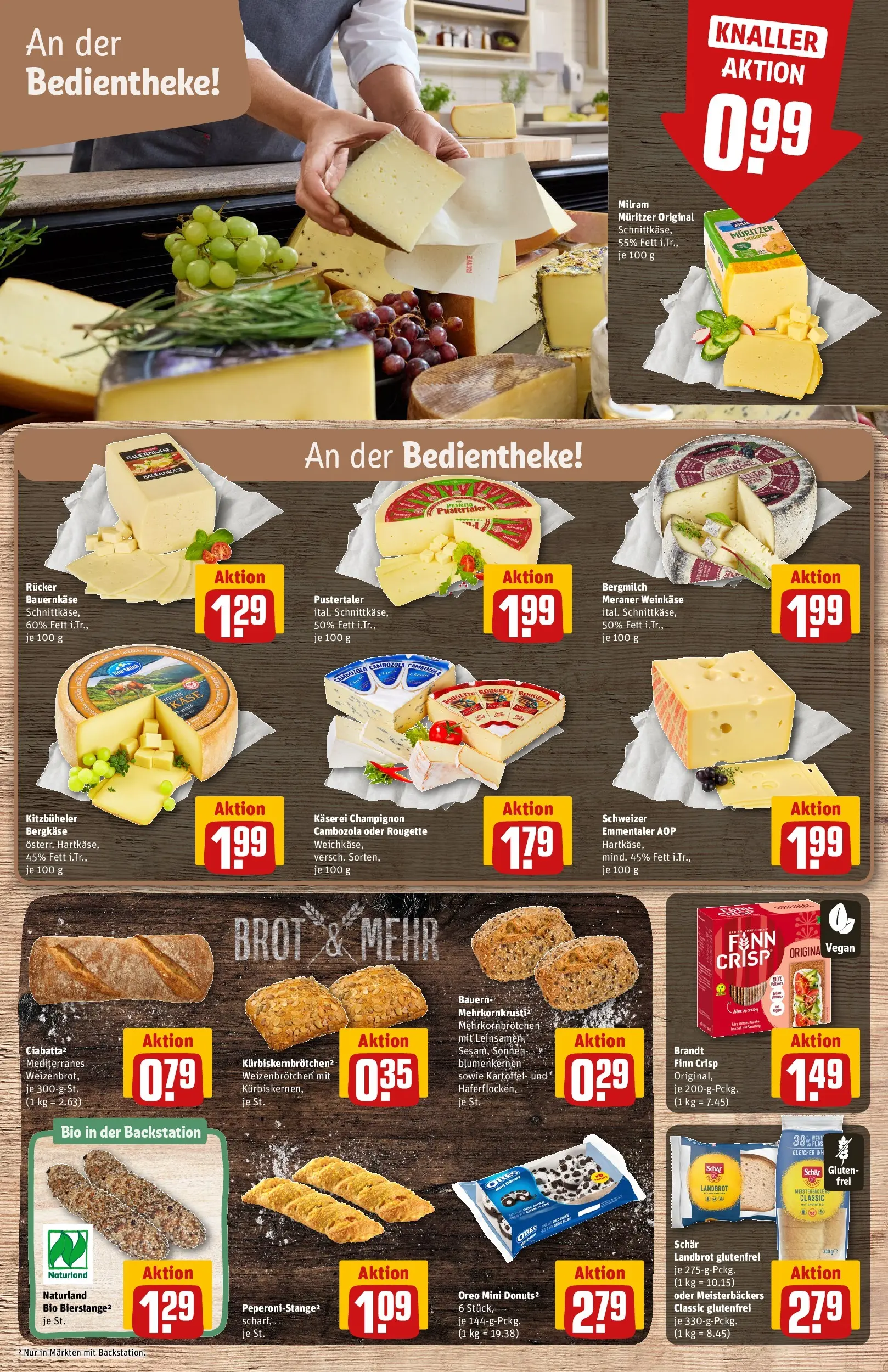 REWE Prospekt ab 16.02.2026 zum Blättern » Angebote | Seite: 15 | Produkte: Donuts, Milram, Brot