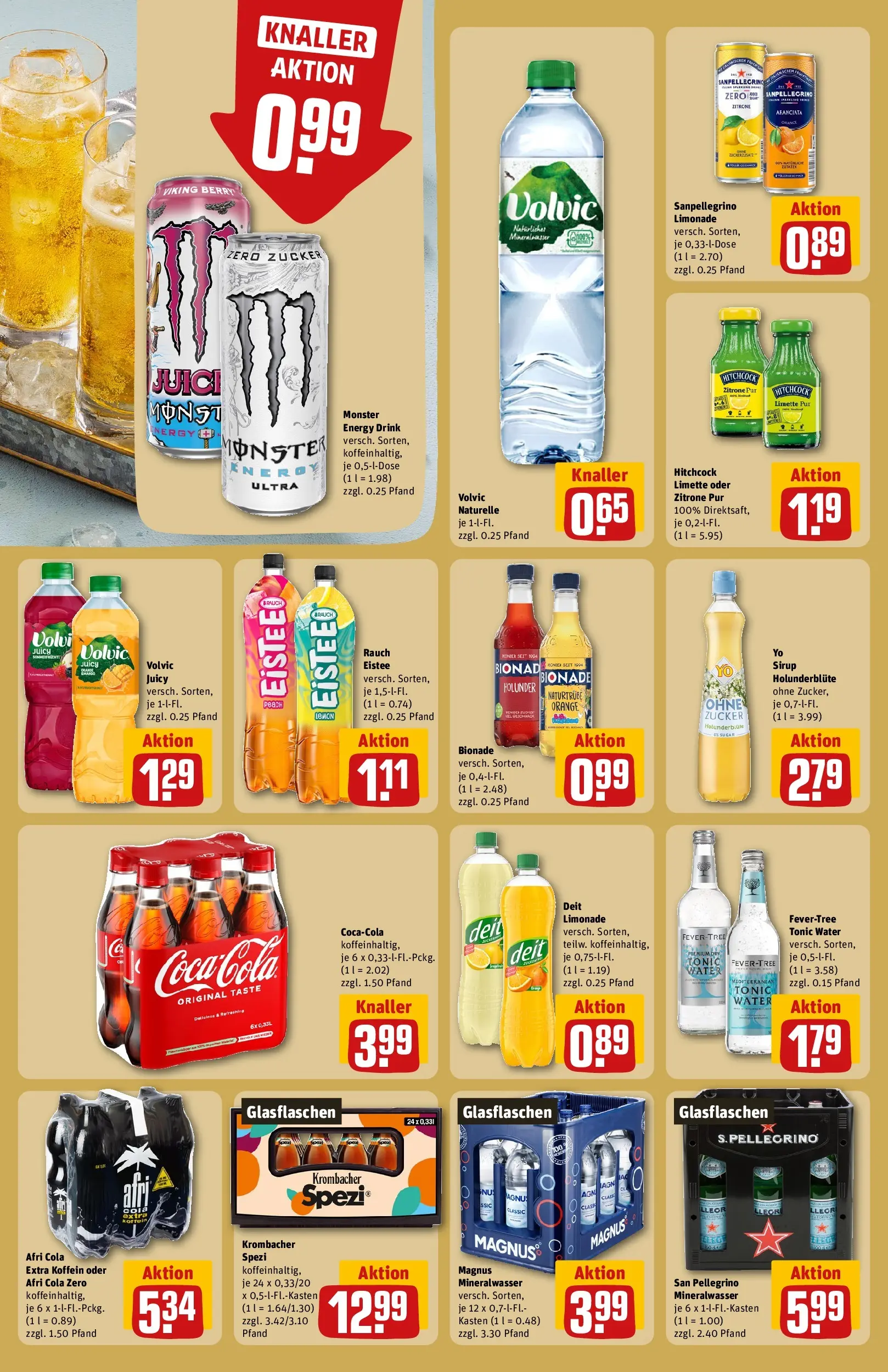 REWE Prospekt ab 16.02.2026 zum Blättern » Angebote | Seite: 20 | Produkte: Bionade, Mineralwasser, Zucker, Volvic