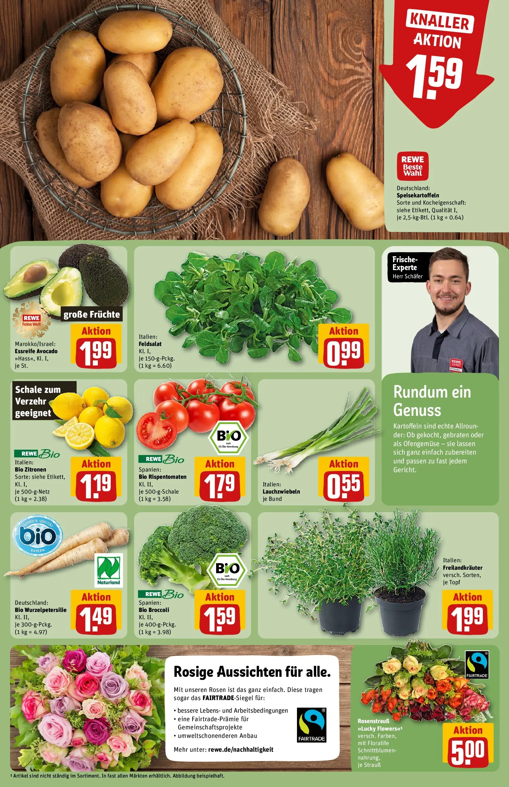 REWE Prospekt ab 16.02.2026 zum Blättern » Angebote | Seite: 11 | Produkte: Avocado, Kartoffeln, Zitronen