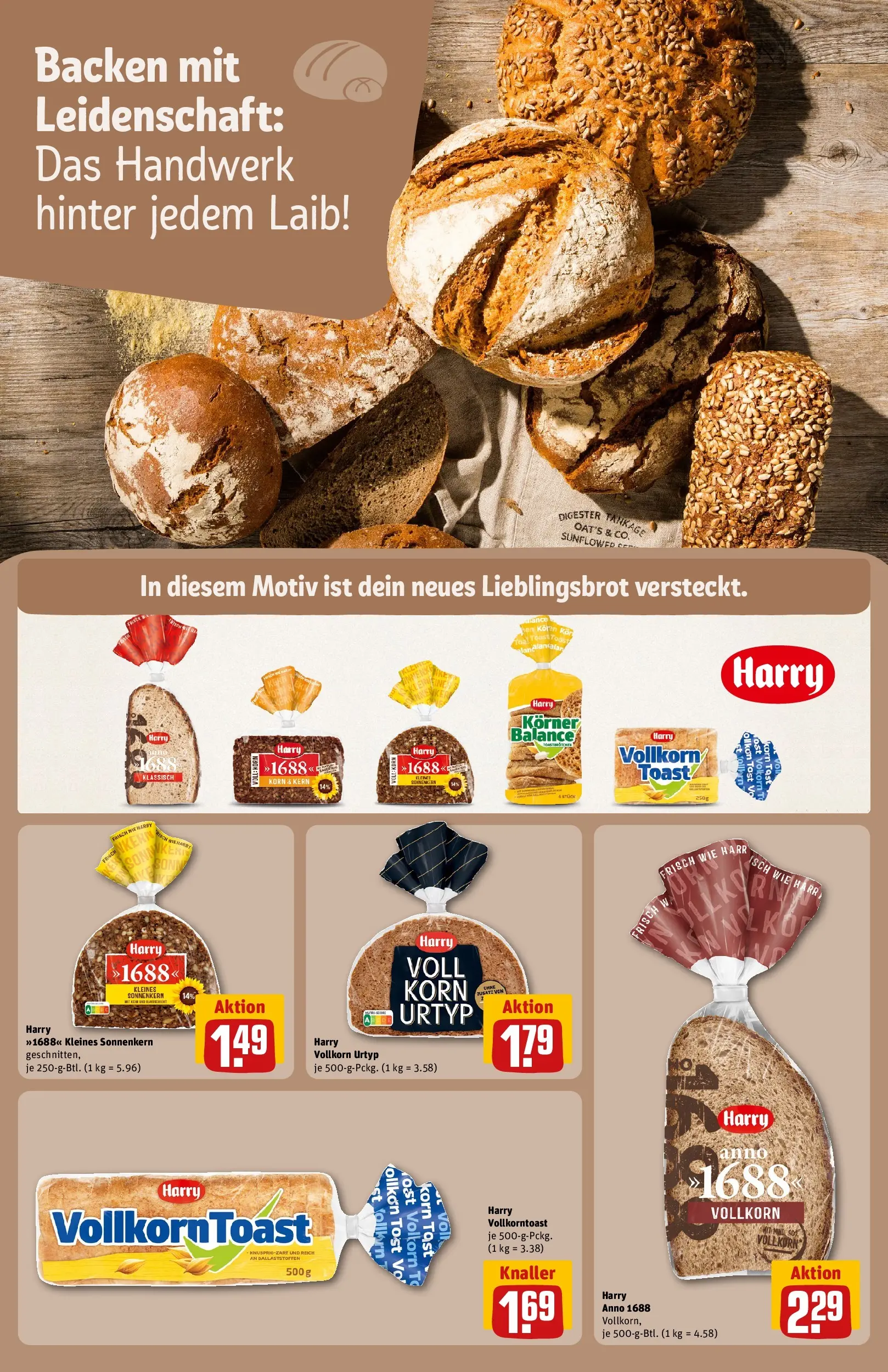 REWE Prospekt ab 16.02.2026 zum Blättern » Angebote | Seite: 16 | Produkte: Toast