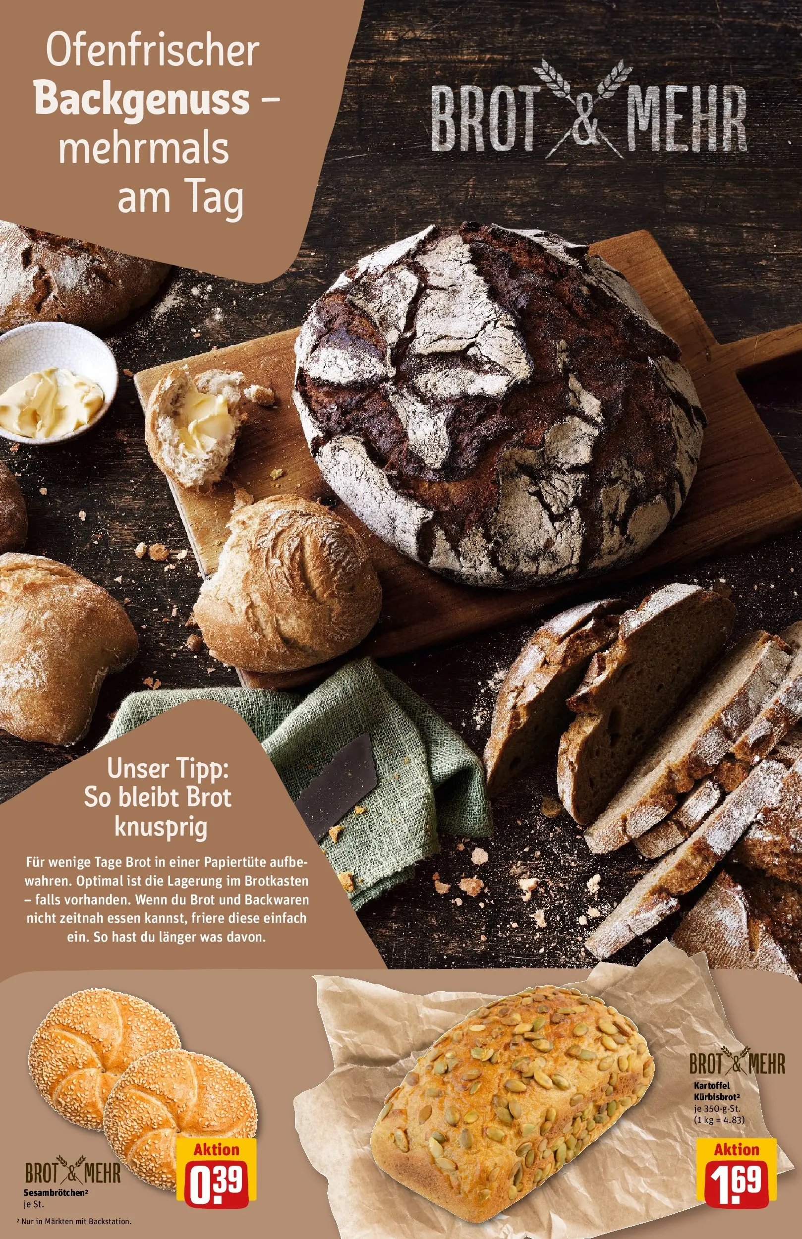 REWE Prospekt ab 16.02.2026 zum Blättern » Angebote | Seite: 17 | Produkte: Brot