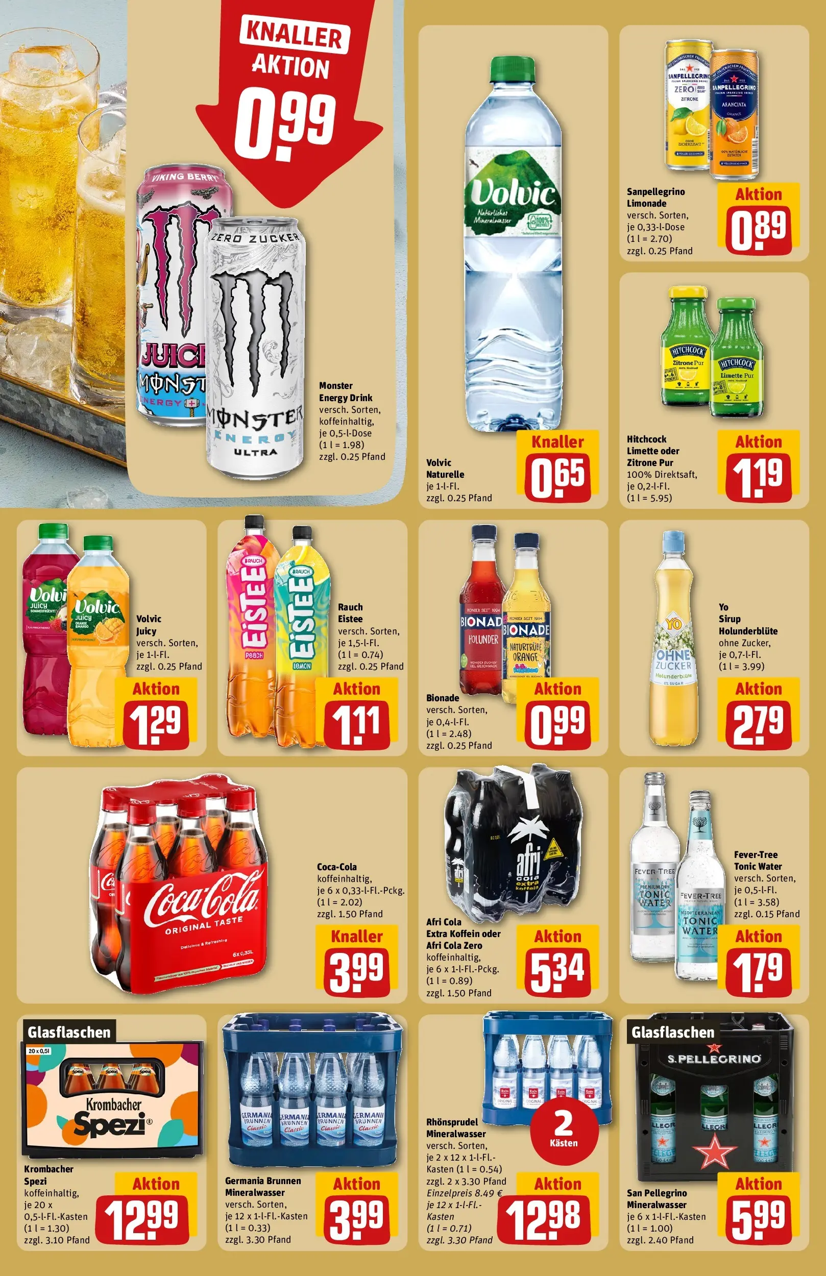 REWE Prospekt ab 16.02.2026 zum Blättern » Angebote | Seite: 20 | Produkte: Limonade, Mineralwasser, Monster, Zucker