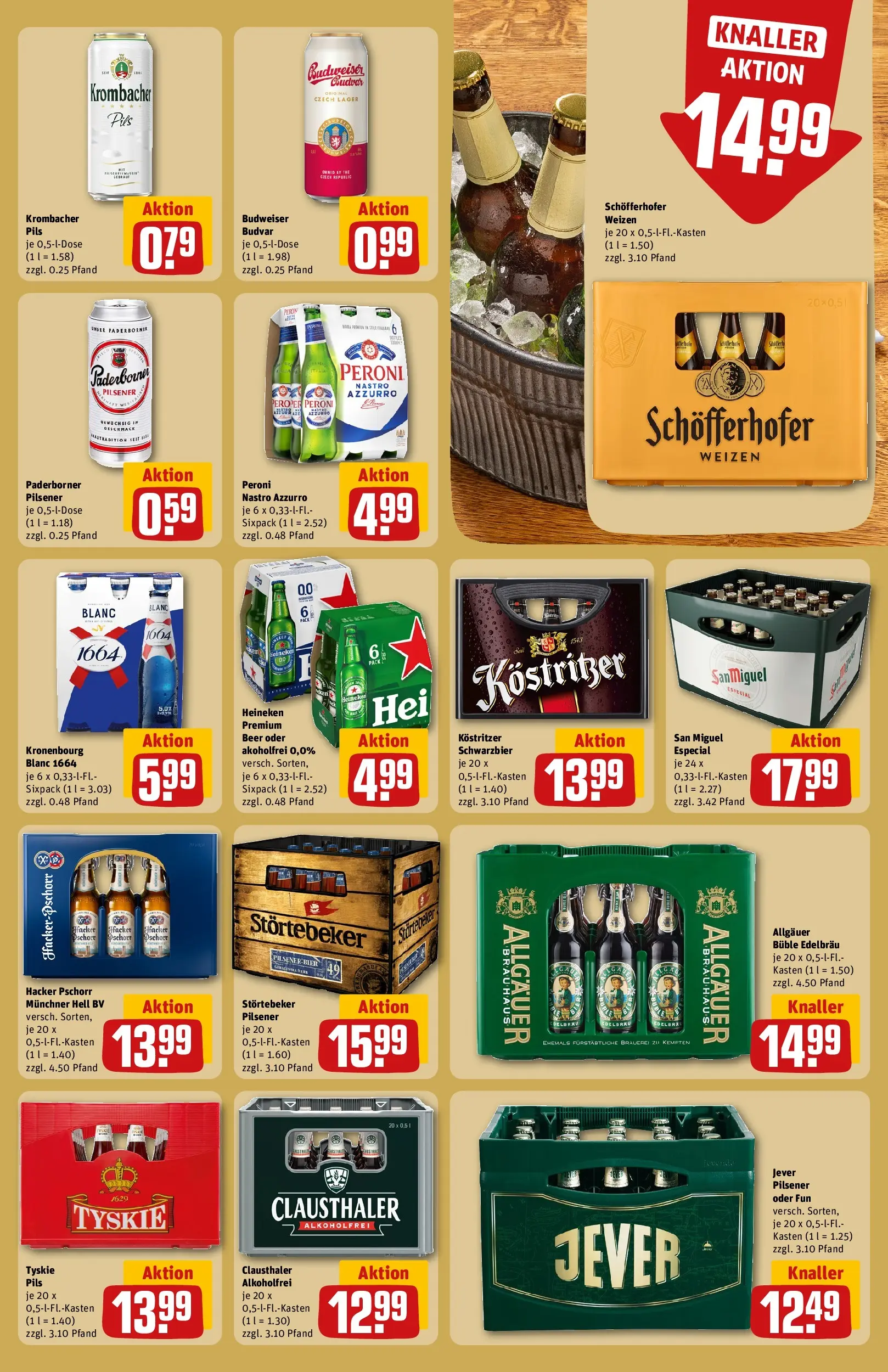 REWE Prospekt ab 16.02.2026 zum Blättern » Angebote | Seite: 21 | Produkte: Tyskie, Kostritzer, Pils, Krombacher
