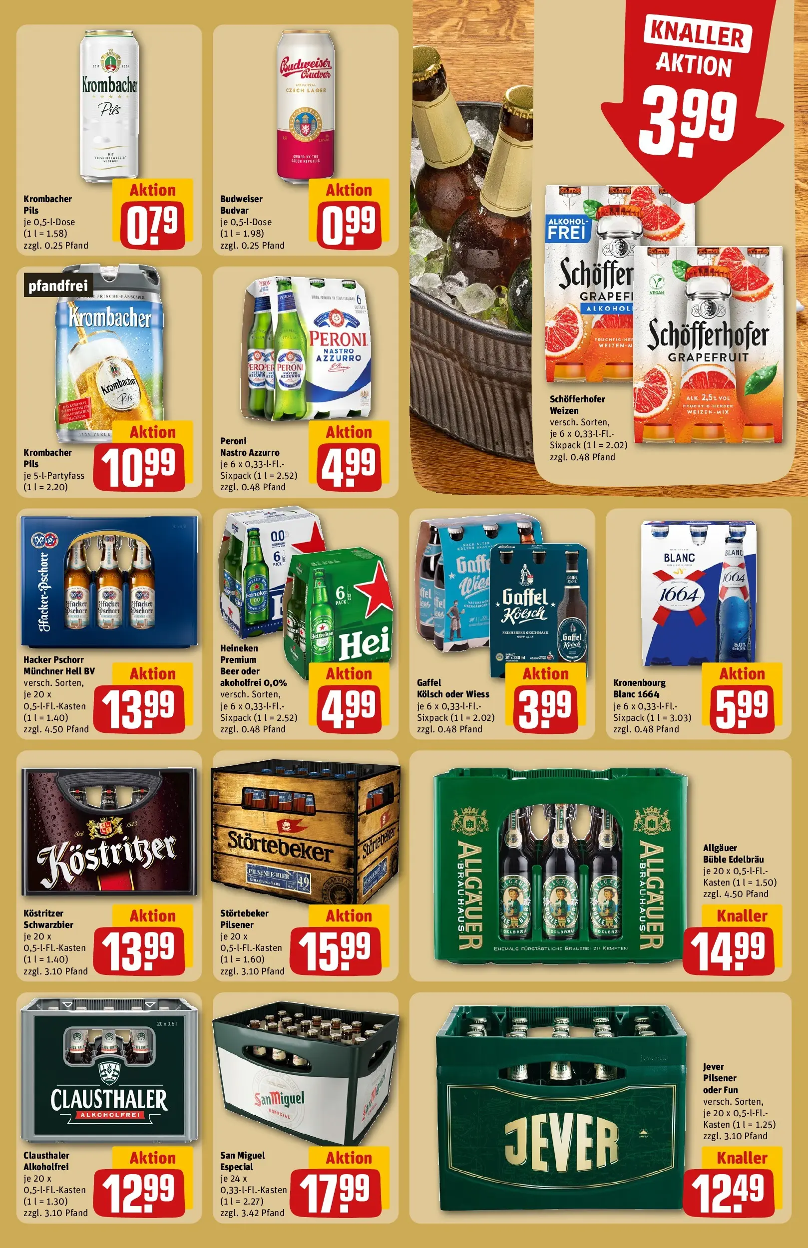 REWE Prospekt ab 16.02.2026 zum Blättern » Angebote | Seite: 23 | Produkte: Kostritzer, Heineken, Jever, Budweiser