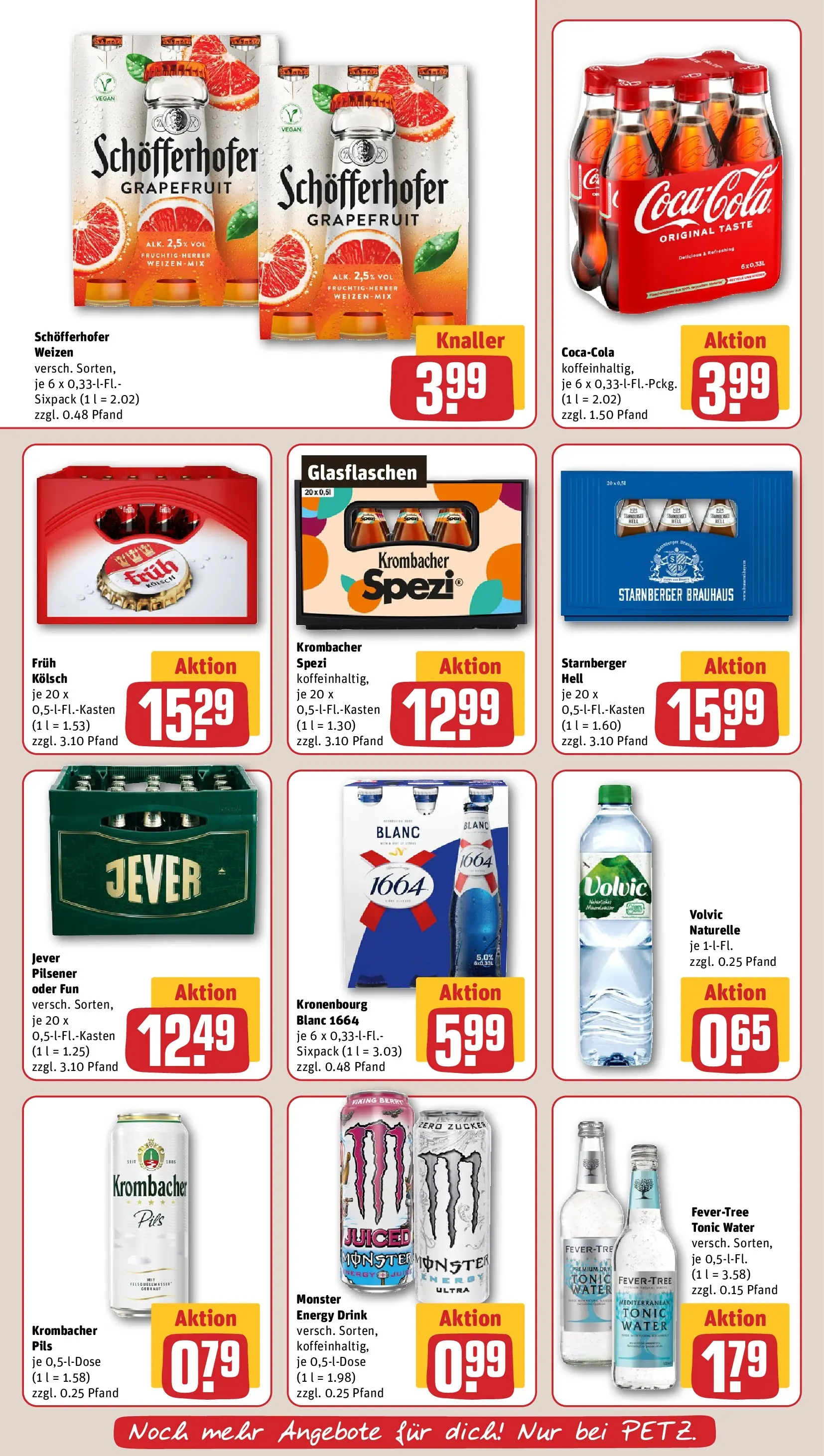 REWE Prospekt ab 16.02.2026 zum Blättern » Angebote | Seite: 20 | Produkte: Energy, Monster, Krombacher, Volvic