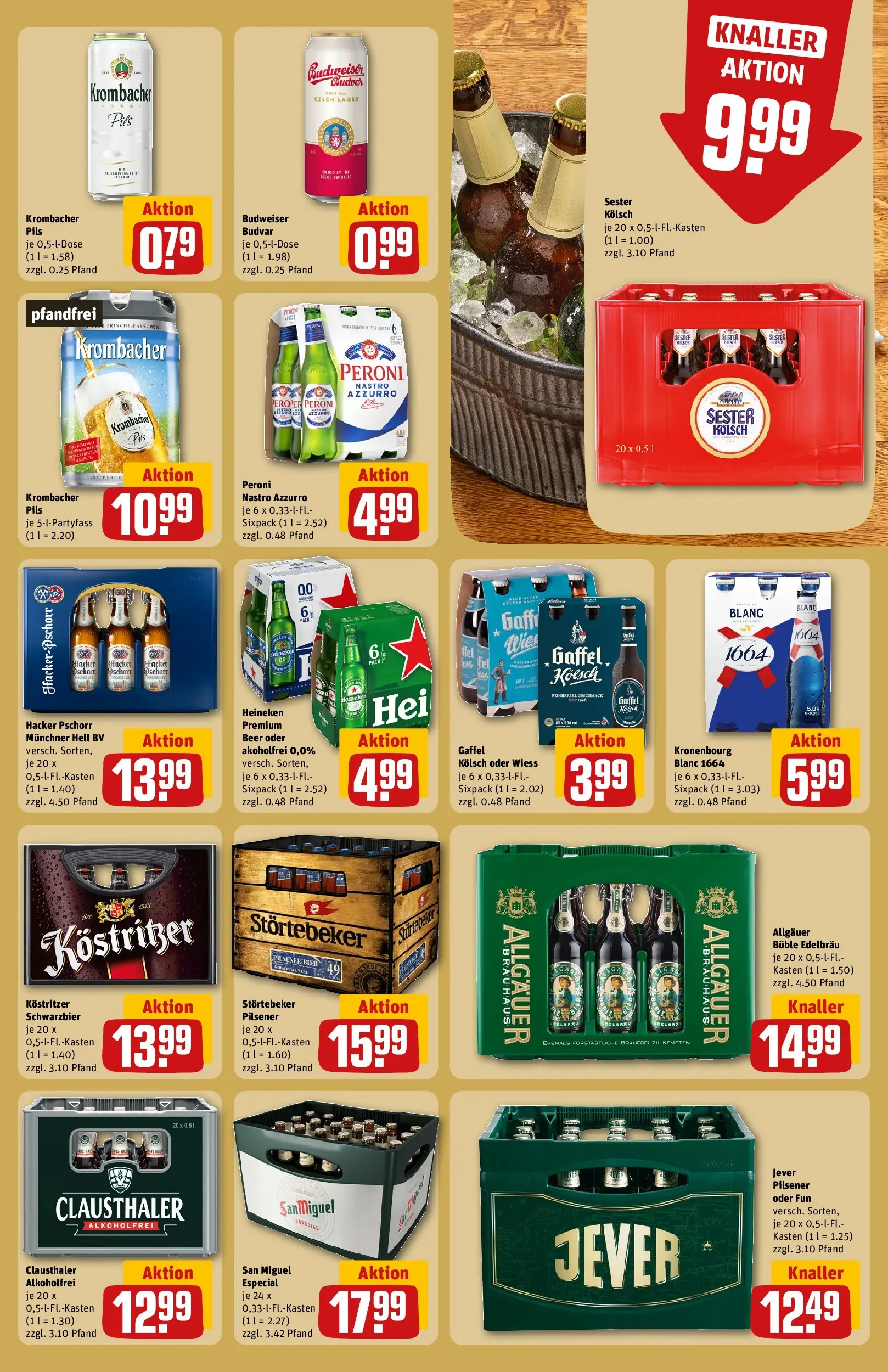REWE Prospekt ab 16.02.2026 zum Blättern » Angebote | Seite: 27 | Produkte: Pils, Jever, Krombacher, Budweiser