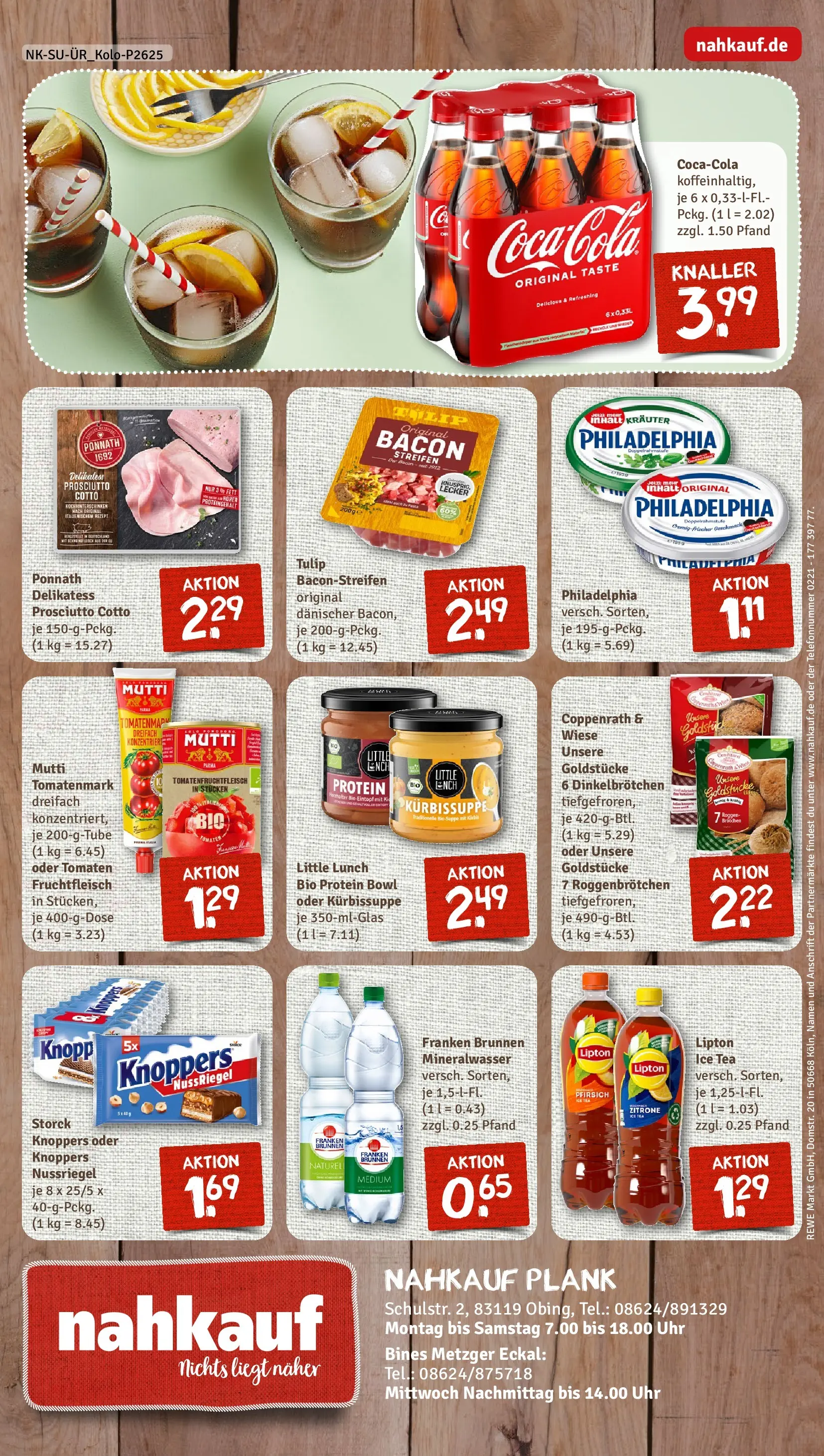 REWE Prospekt ab 16.02.2026 zum Blättern » Angebote | Seite: 8 | Produkte: Mineralwasser, Zitrone, Pfirsich, Knoppers