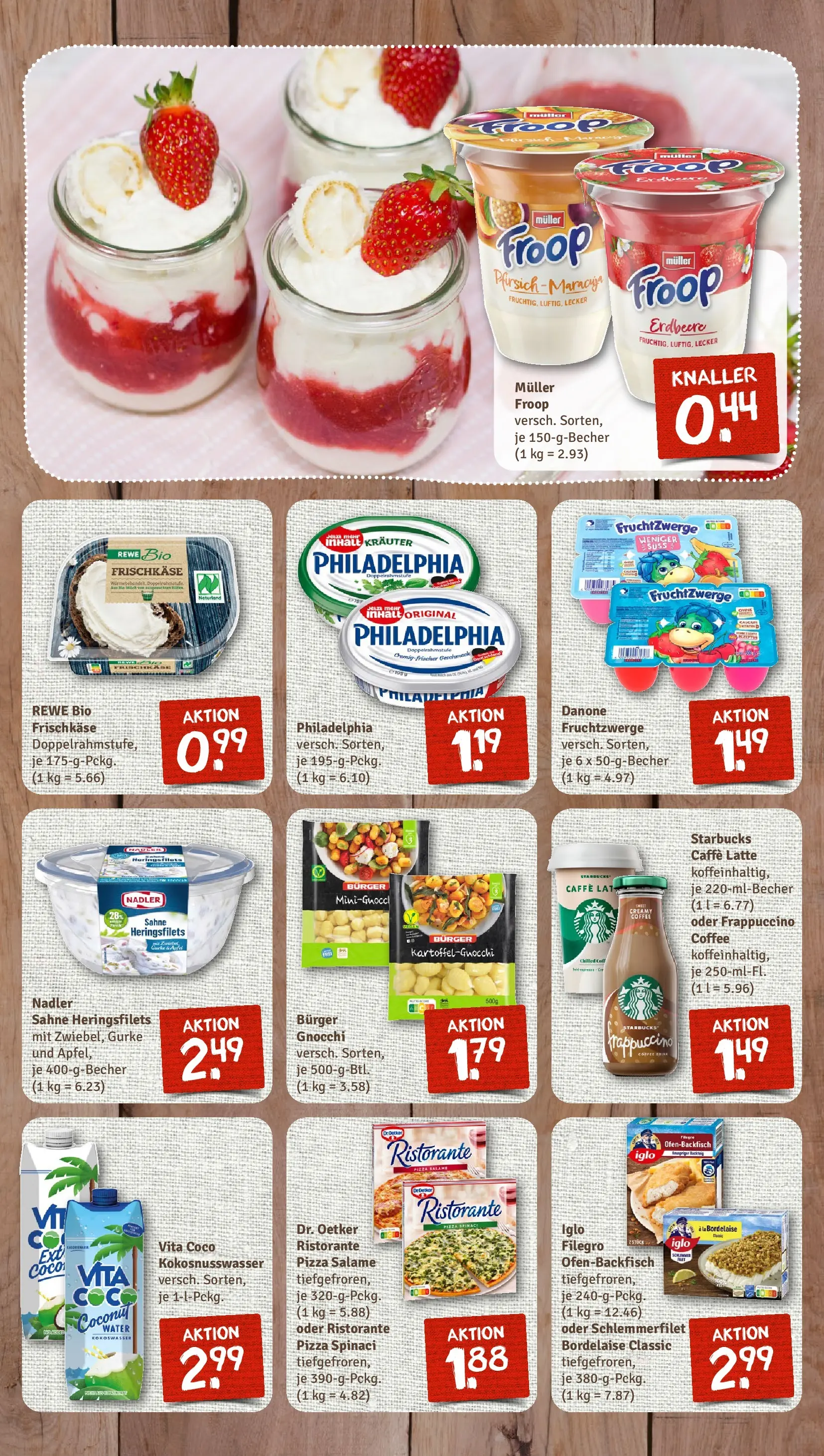 REWE Prospekt ab 16.02.2026 zum Blättern » Angebote | Seite: 7 | Produkte: Froop, Fruchtzwerge, Äpfel, Frischkase