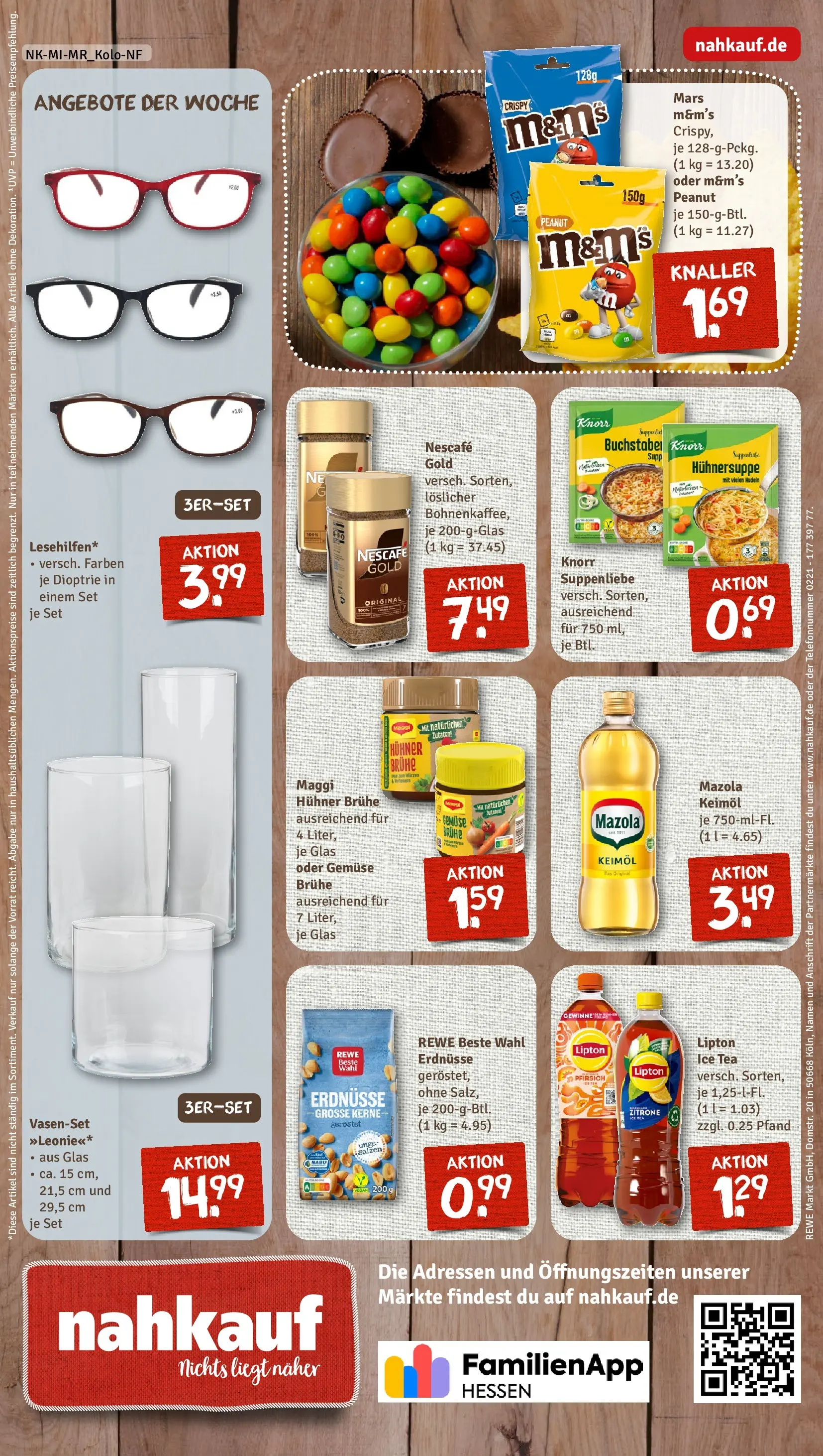 REWE Prospekt ab 16.02.2026 zum Blättern » Angebote | Seite: 8 | Produkte: Nescafe, Erdnüsse, Knorr, Pfirsich