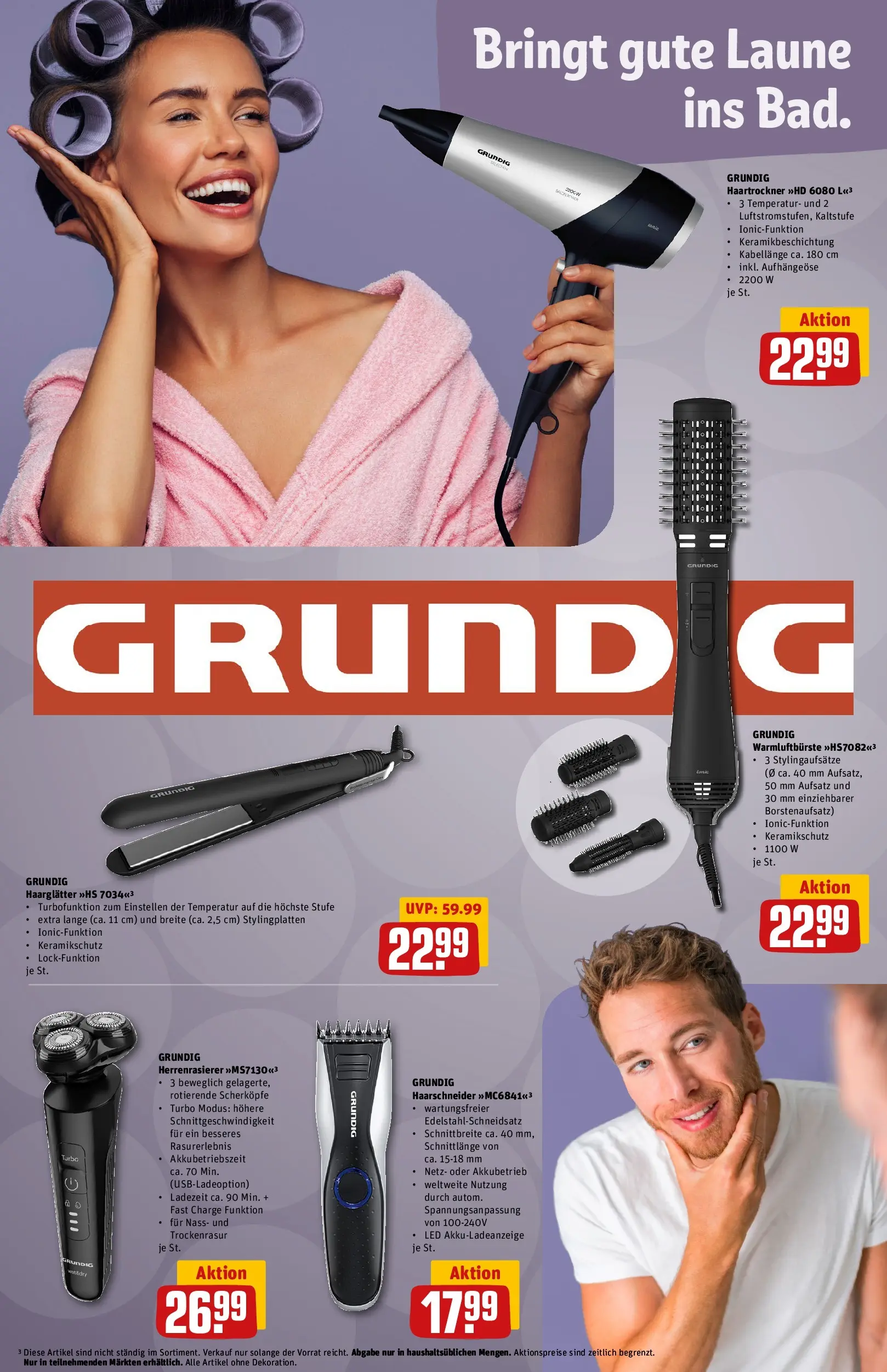 REWE Prospekt ab 16.02.2026 zum Blättern » Angebote | Seite: 34 | Produkte: Haartrockner, Haarglätter