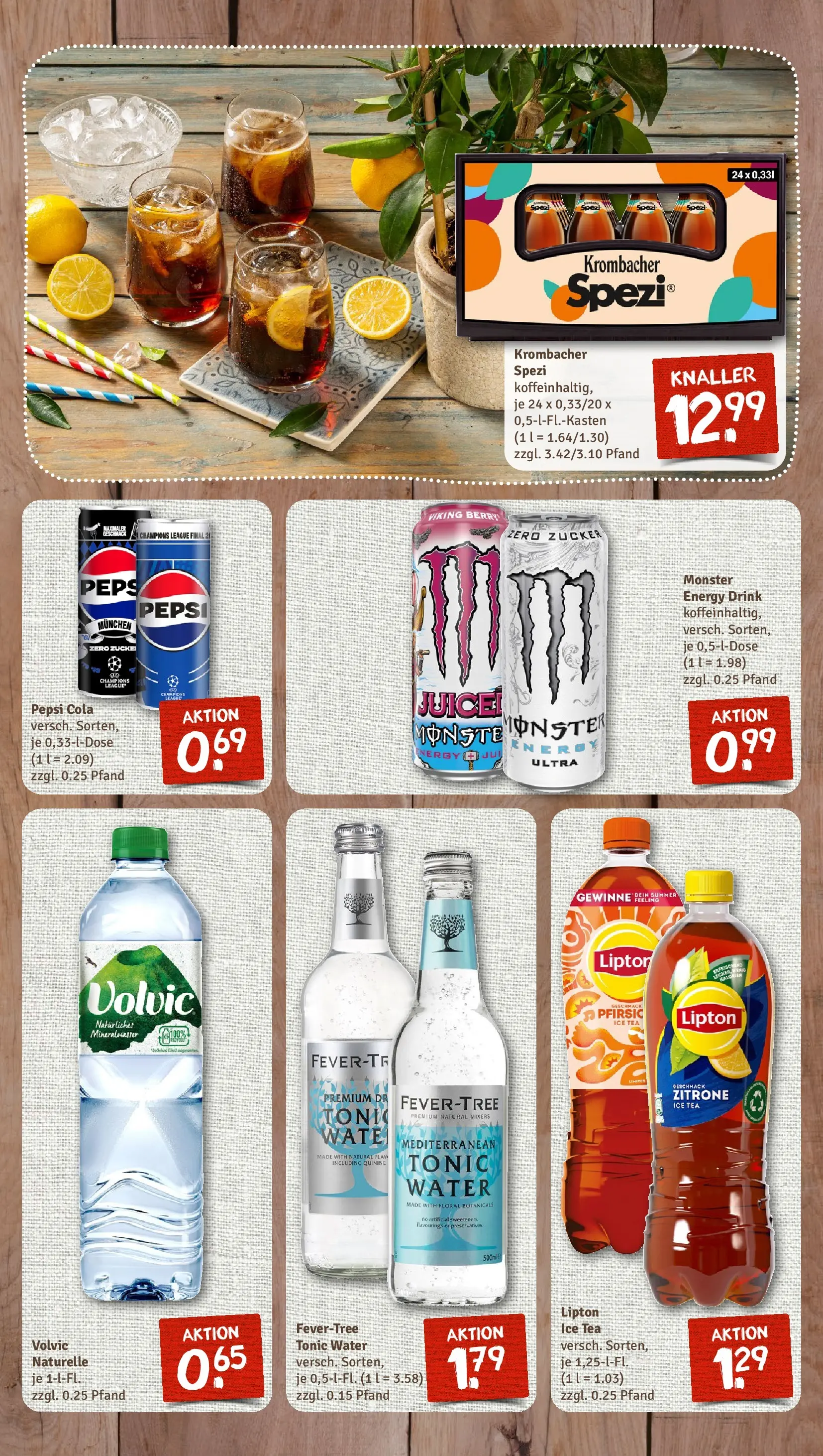 REWE Prospekt ab 16.02.2026 zum Blättern » Angebote | Seite: 10 | Produkte: Energy, Mineralwasser, Krombacher, Pepsi