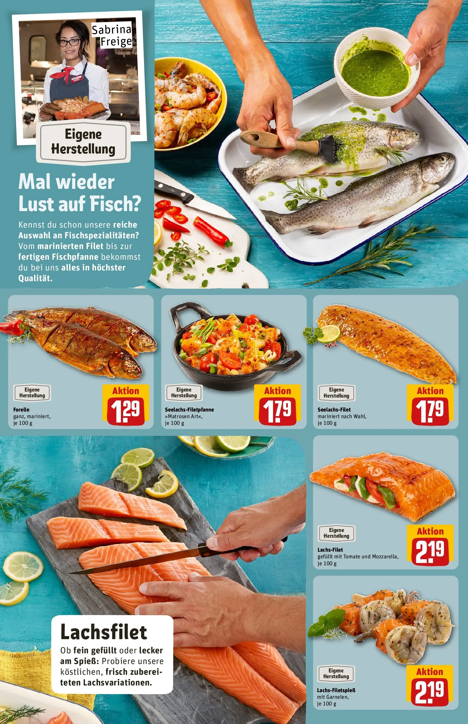 REWE Prospekt ab 16.02.2026 zum Blättern » Angebote | Seite: 16 | Produkte: Fisch