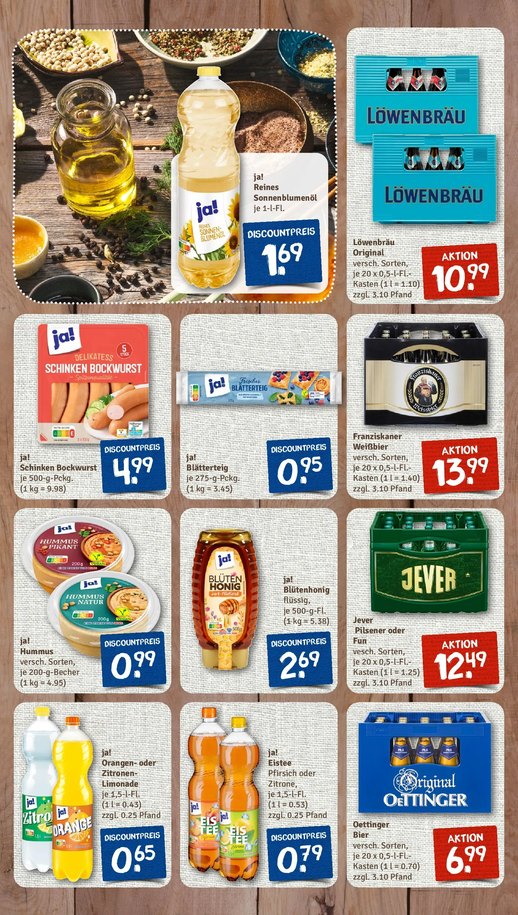 REWE Prospekt ab 16.02.2026 zum Blättern » Angebote | Seite: 7 | Produkte: Bockwurst, Pils, Pfirsich, Schinken