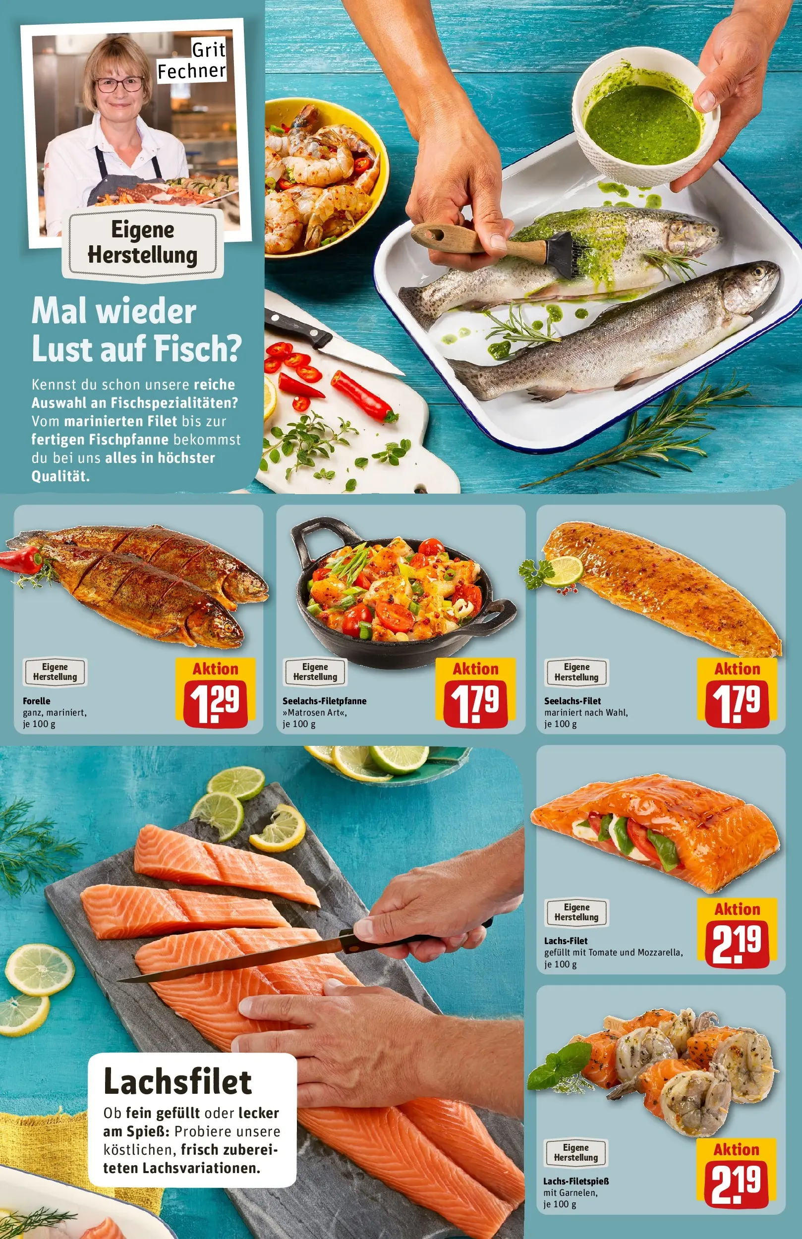 REWE Prospekt ab 16.02.2026 zum Blättern » Angebote | Seite: 16 | Produkte: Fisch