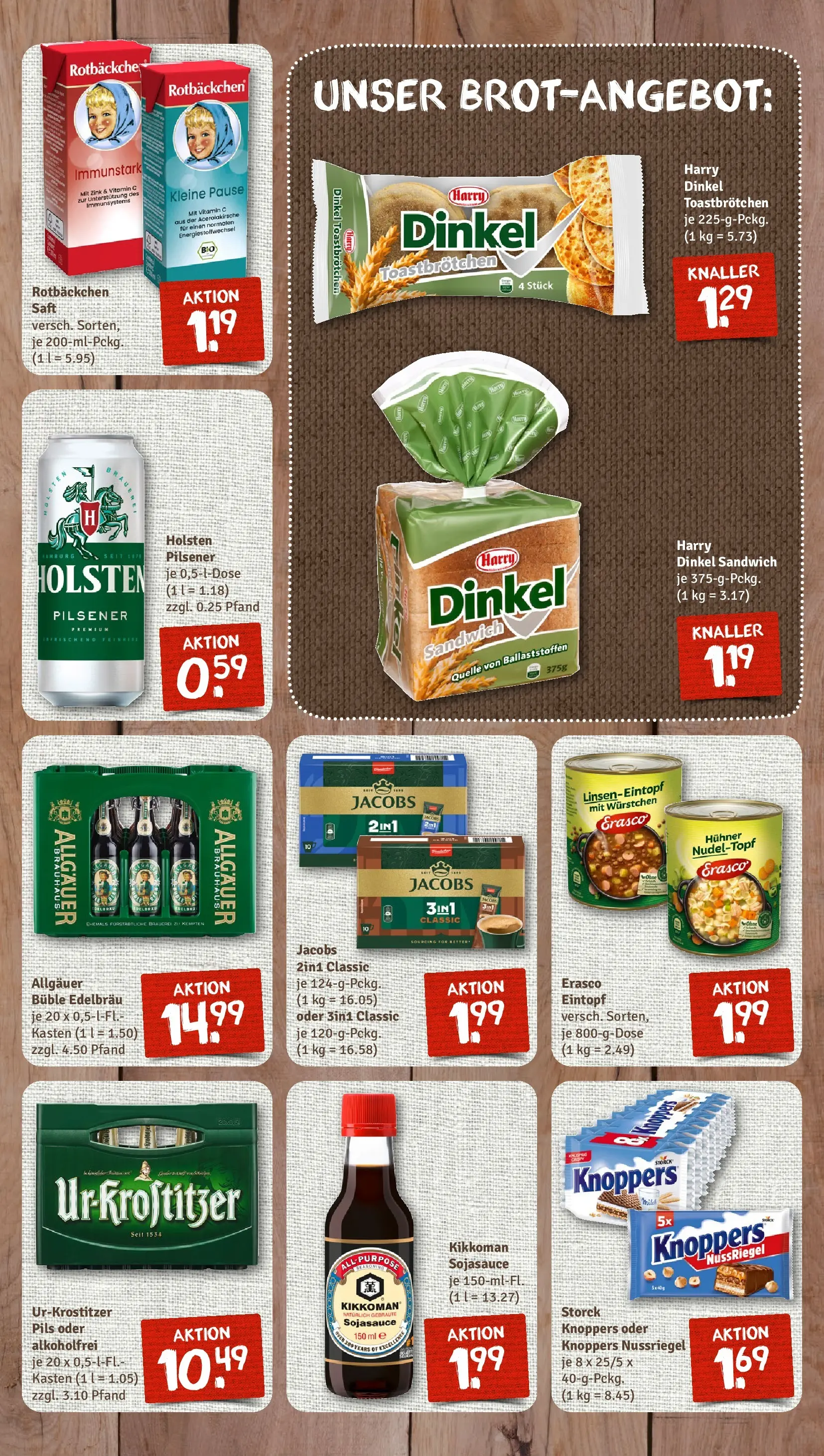 REWE Prospekt ab 16.02.2026 zum Blättern » Angebote | Seite: 7 | Produkte: Pils, Holsten, Saft, Erasco