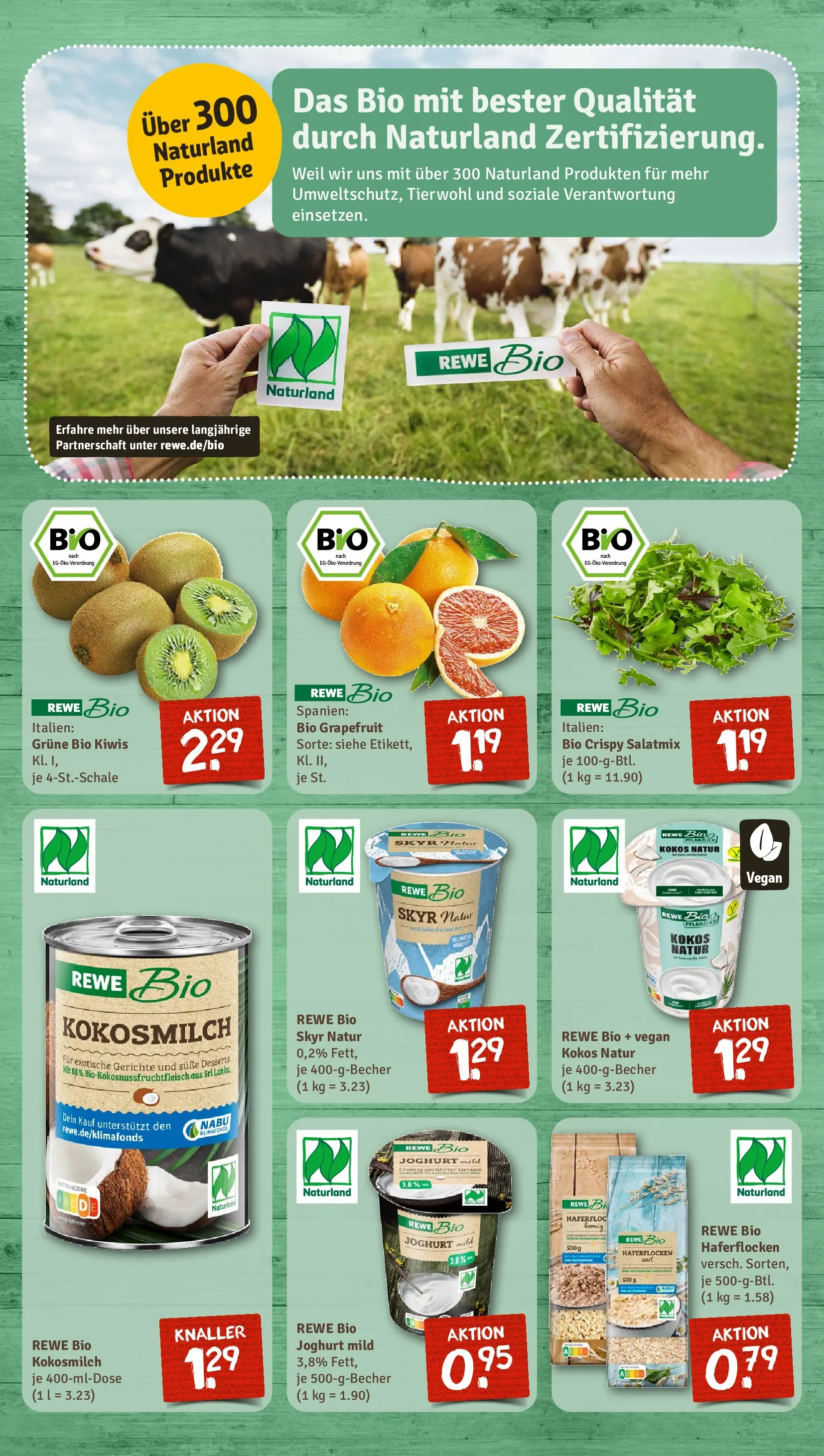 REWE Prospekt ab 16.02.2026 zum Blättern » Angebote | Seite: 8 | Produkte: Joghurt, Skyr, Grapefruit, Kiwi