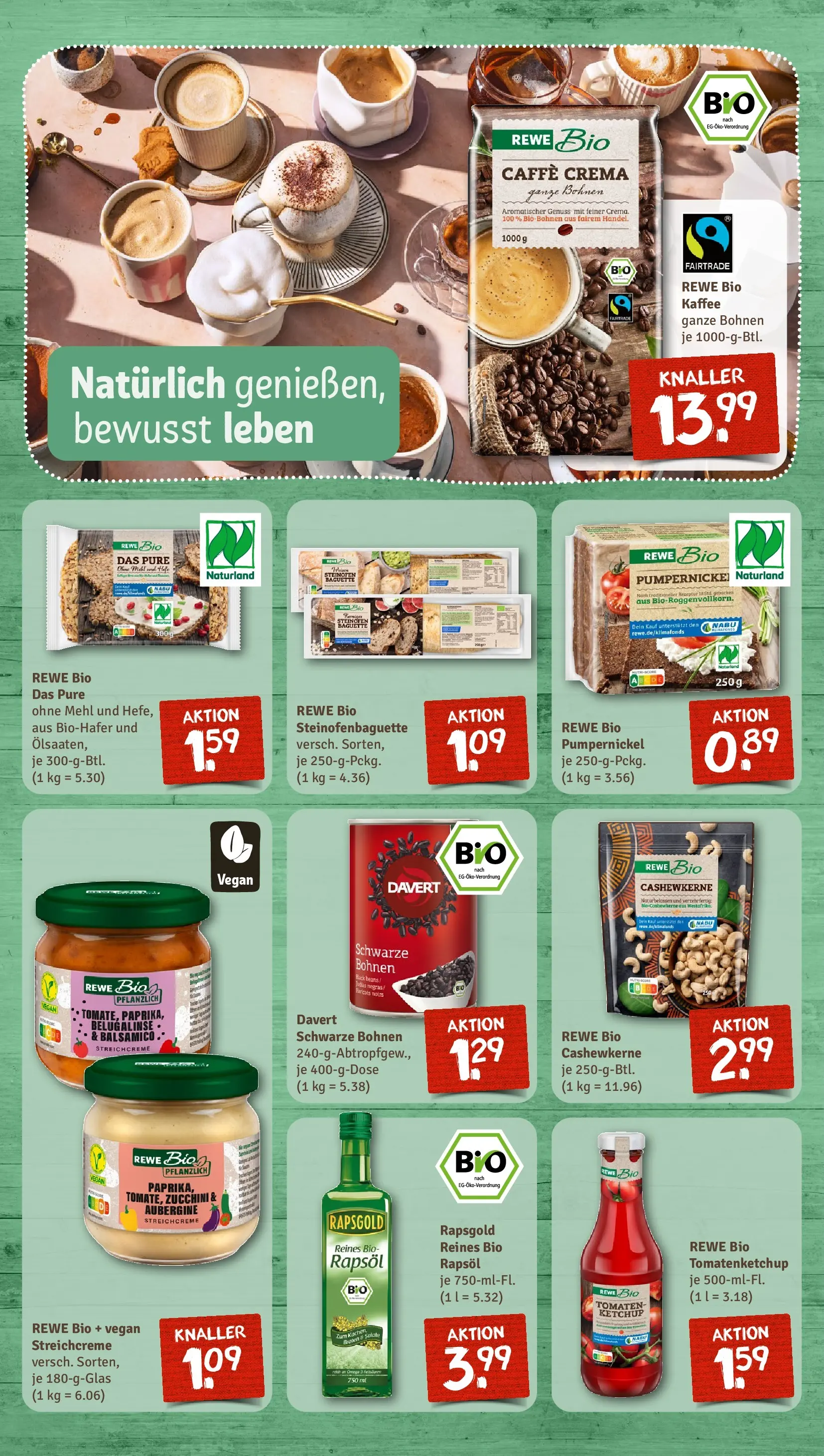 REWE Prospekt ab 16.02.2026 zum Blättern » Angebote | Seite: 10 | Produkte: Mehl, Tomaten, Aubergine, Zucchini