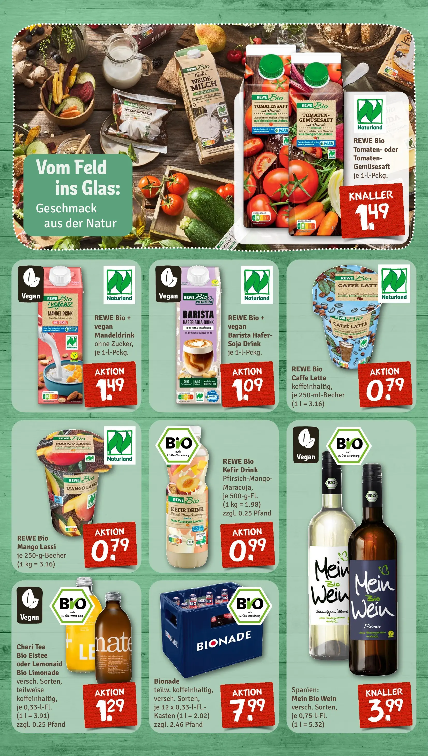 REWE Prospekt ab 16.02.2026 zum Blättern » Angebote | Seite: 11 | Produkte: Mozzarella, Limonade, Tomaten, Gemüse