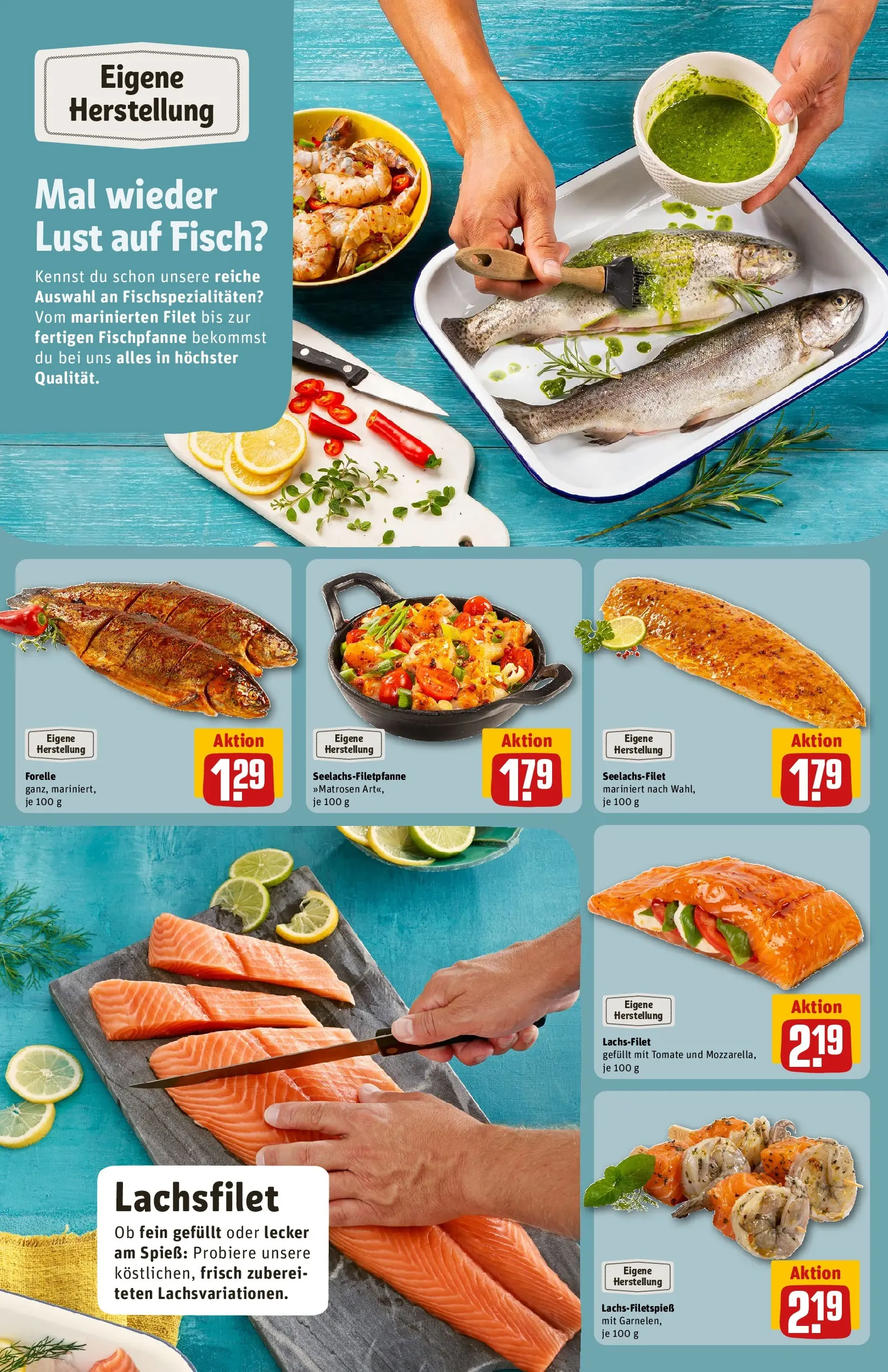 REWE Prospekt ab 16.02.2026 zum Blättern » Angebote | Seite: 18 | Produkte: Fisch
