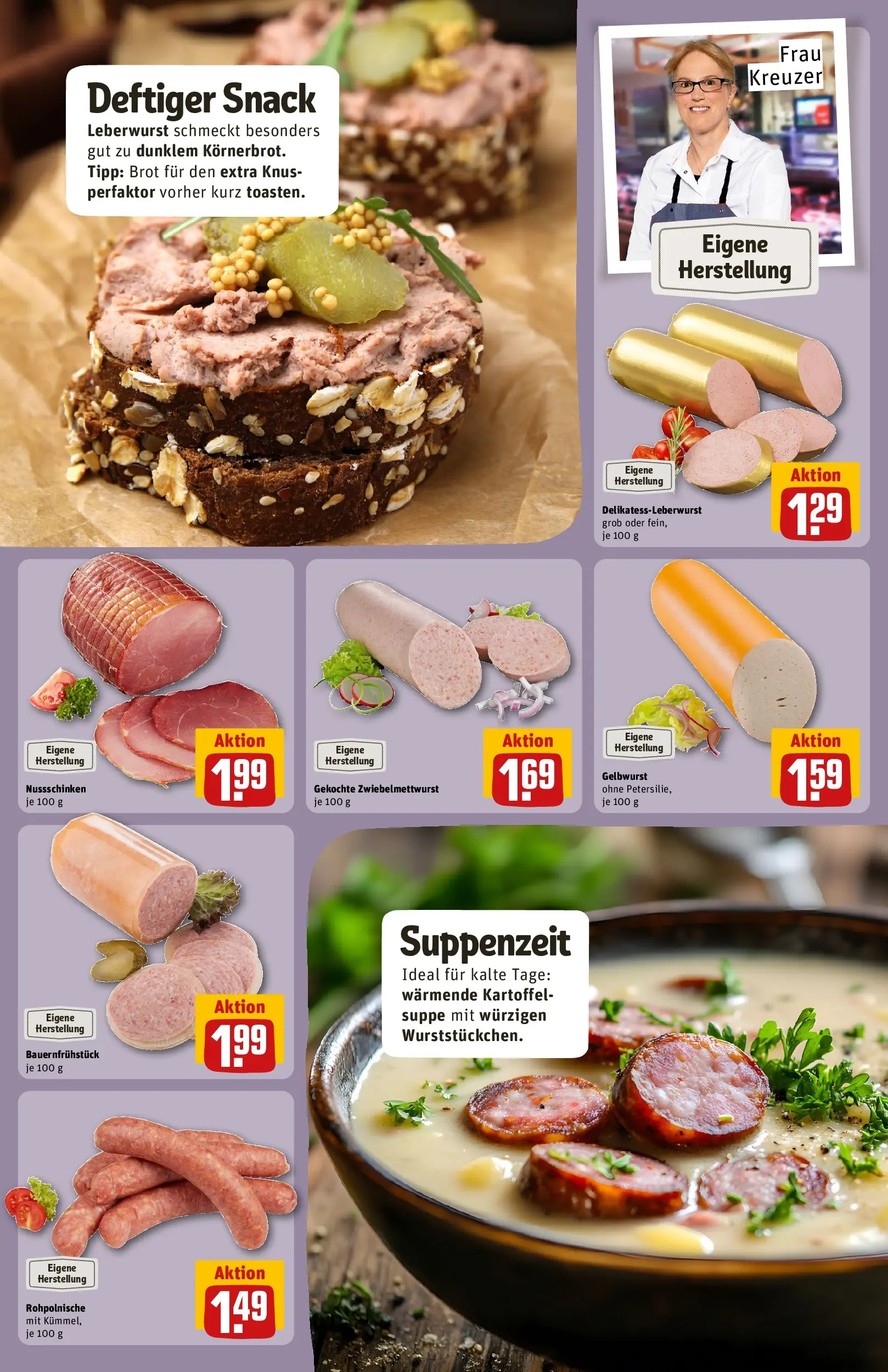 REWE Prospekt ab 16.02.2026 zum Blättern » Angebote | Seite: 19 | Produkte: Brot