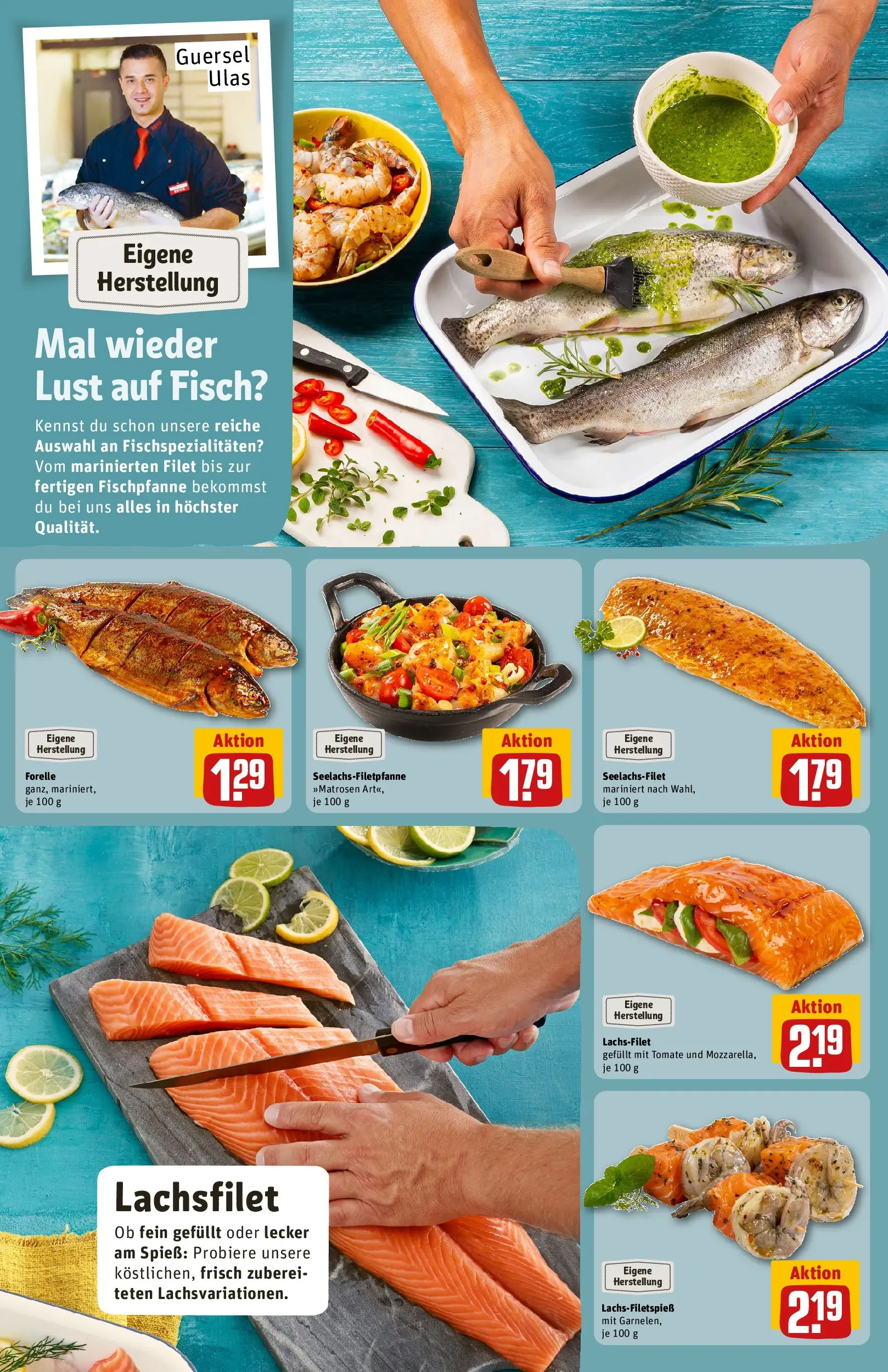 REWE Prospekt ab 16.02.2026 zum Blättern » Angebote | Seite: 16 | Produkte: Fisch