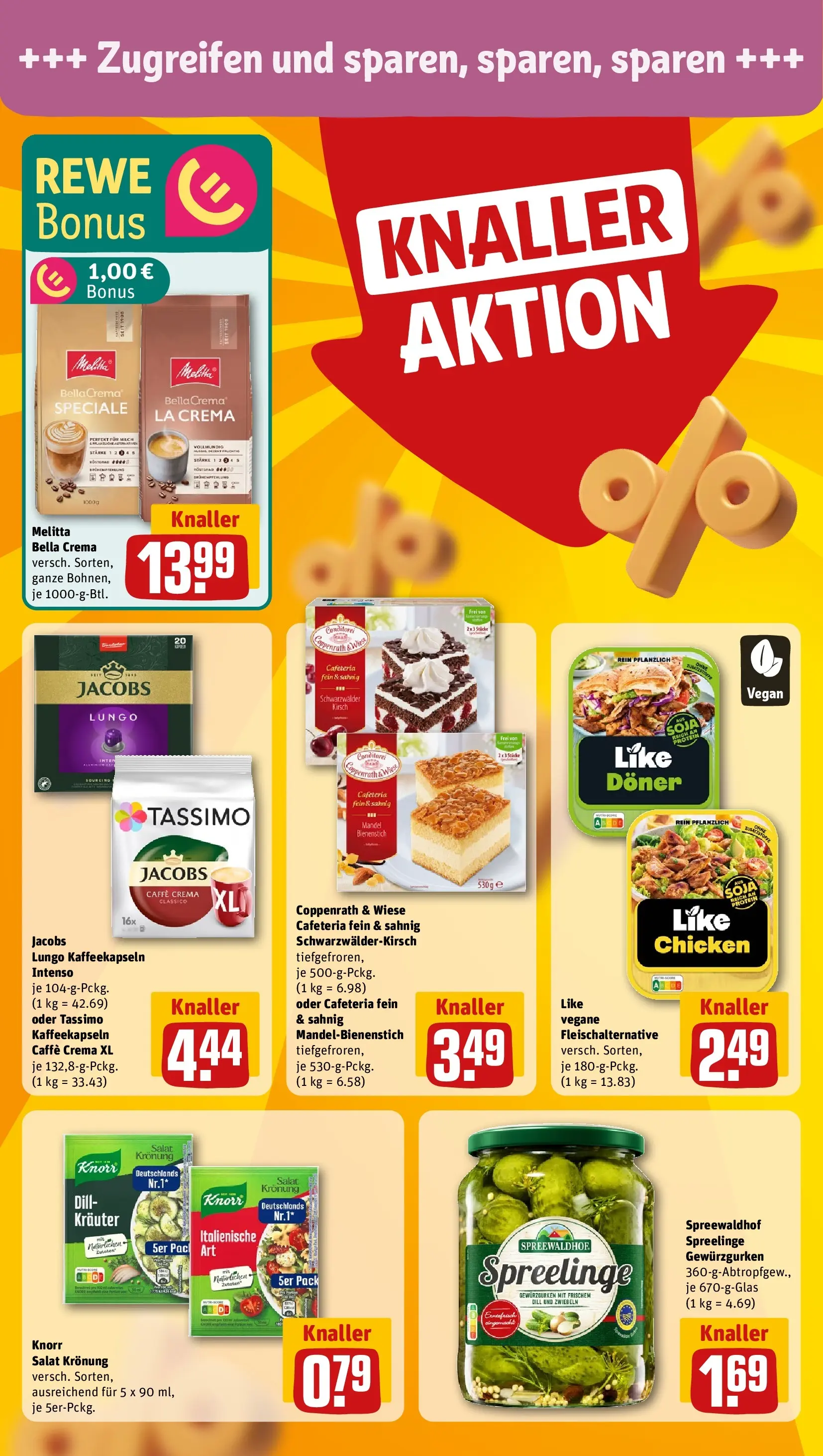 REWE Prospekt ab 16.02.2026 zum Blättern » Angebote | Seite: 8 | Produkte: Knorr, Zwiebeln, Dill, Tassimo