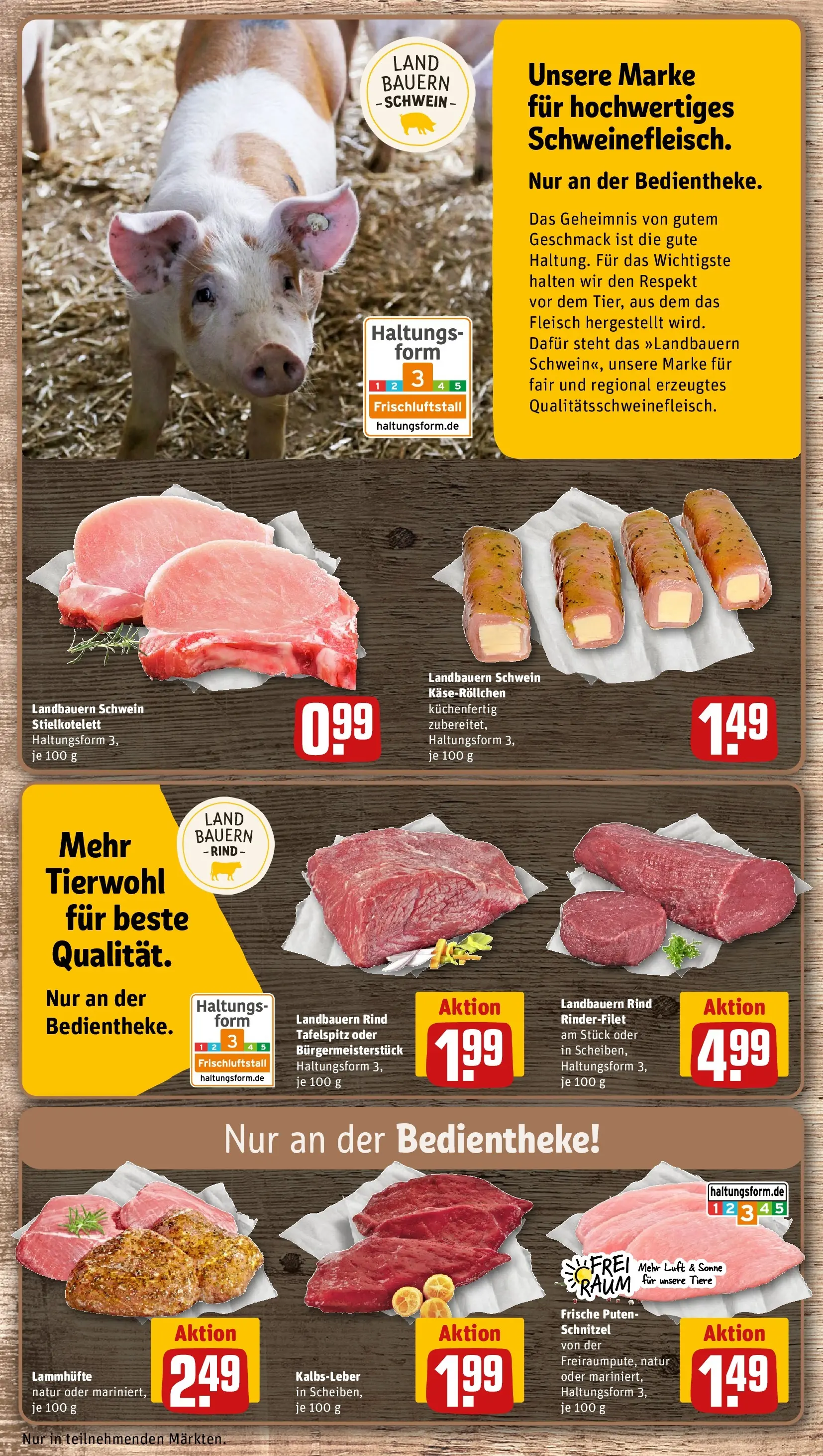 REWE Prospekt ab 16.02.2026 zum Blättern » Angebote | Seite: 16 | Produkte: Tafelspitz, Rinderfilet, Schnitzel, Fleisch