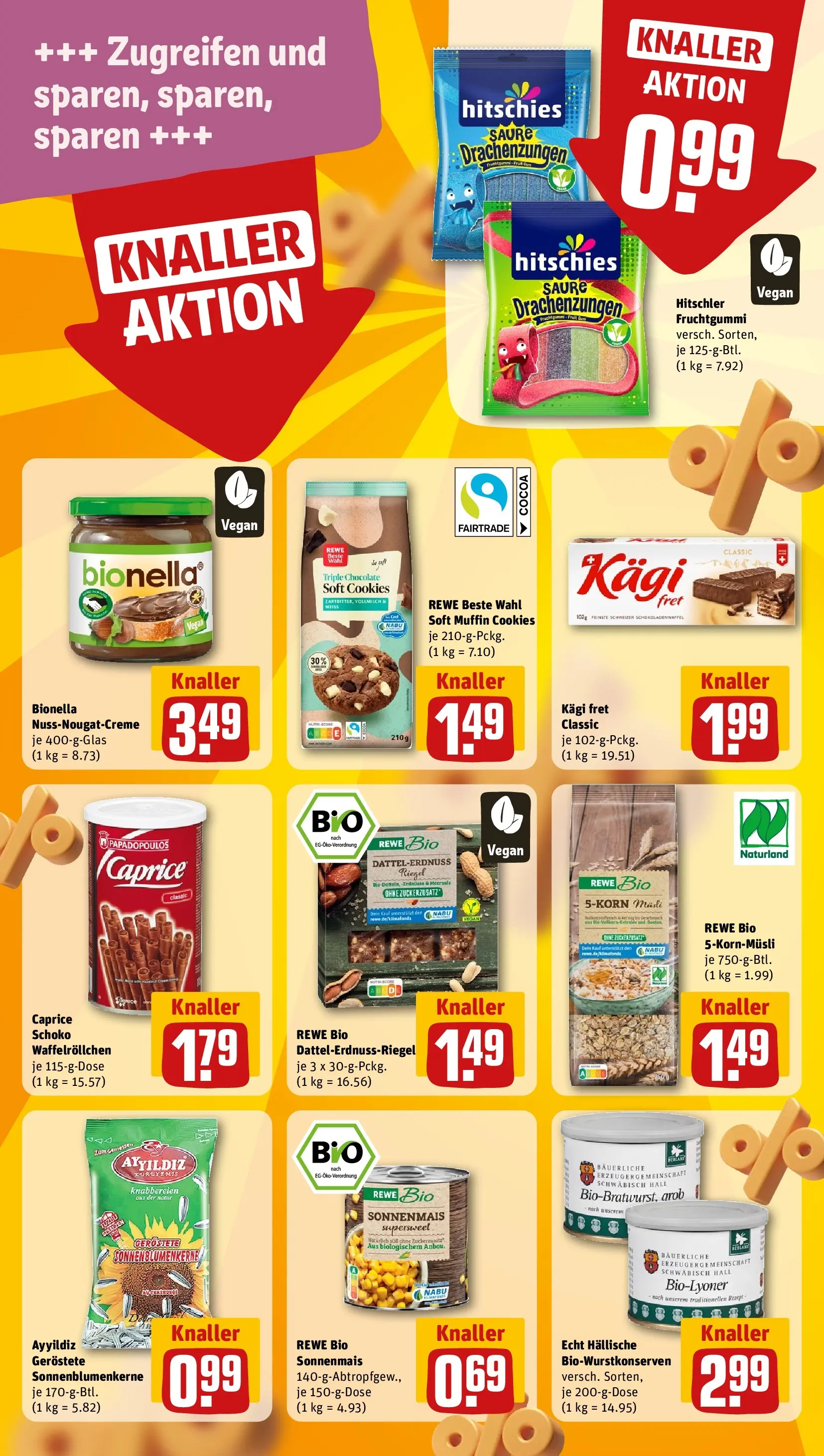 REWE Prospekt ab 16.02.2026 zum Blättern » Angebote | Seite: 24 | Produkte: Musli, Erdnüsse, Getreide