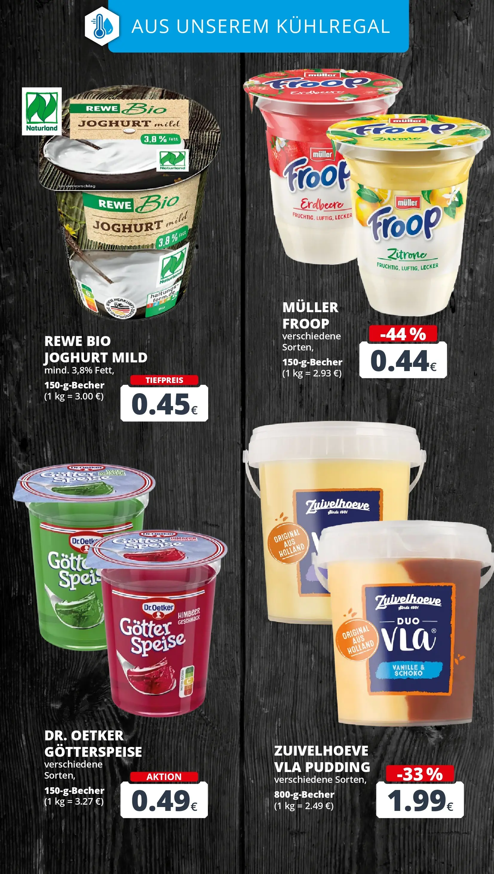 REWE Prospekt ab 16.02.2026 zum Blättern » Angebote | Seite: 17 | Produkte: Froop, Joghurt, Pudding, Zitrone